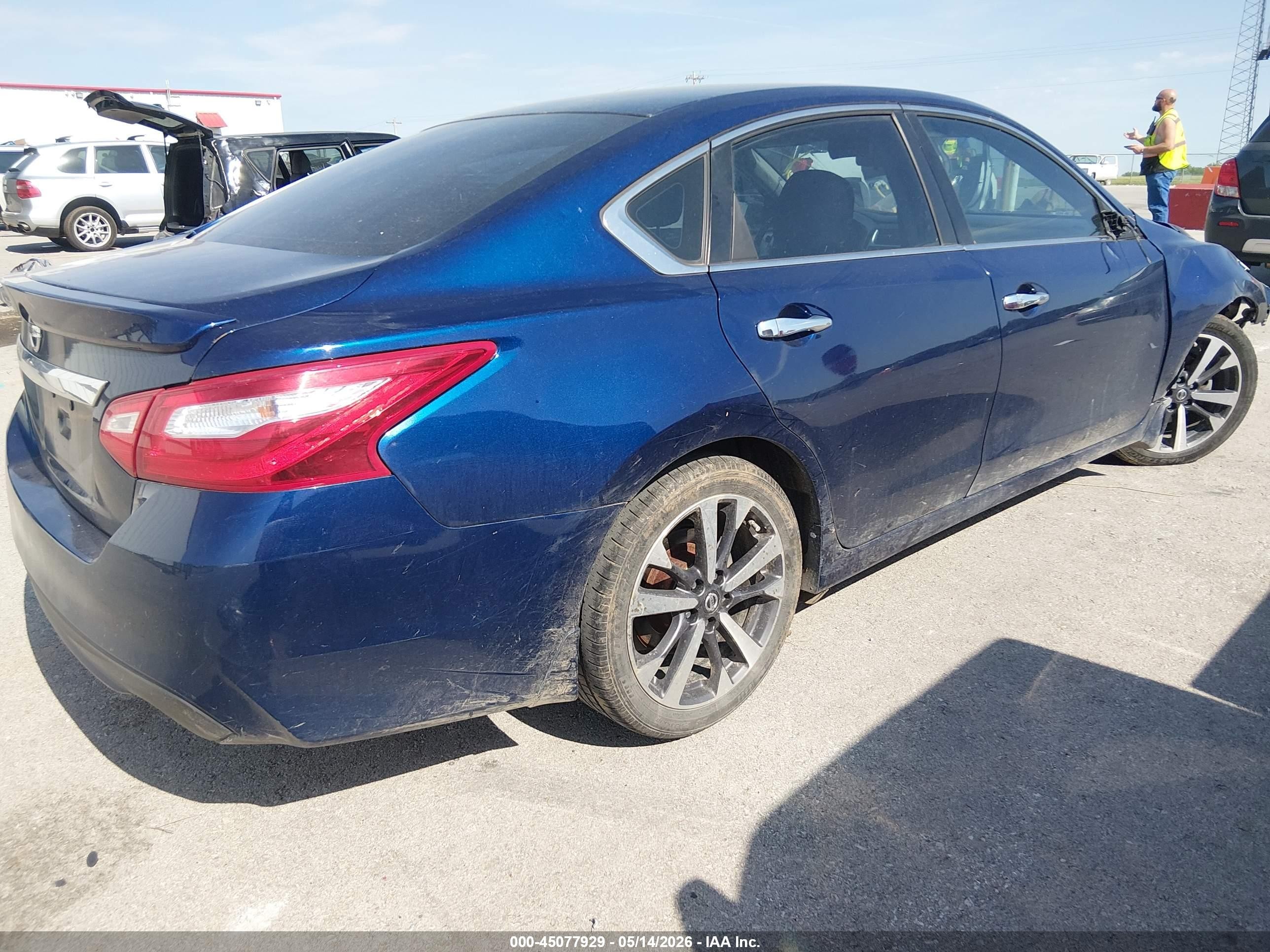 2016 Nissan Altima 2.5 Sr Синий vin: 1N4AL3AP0GC123420
