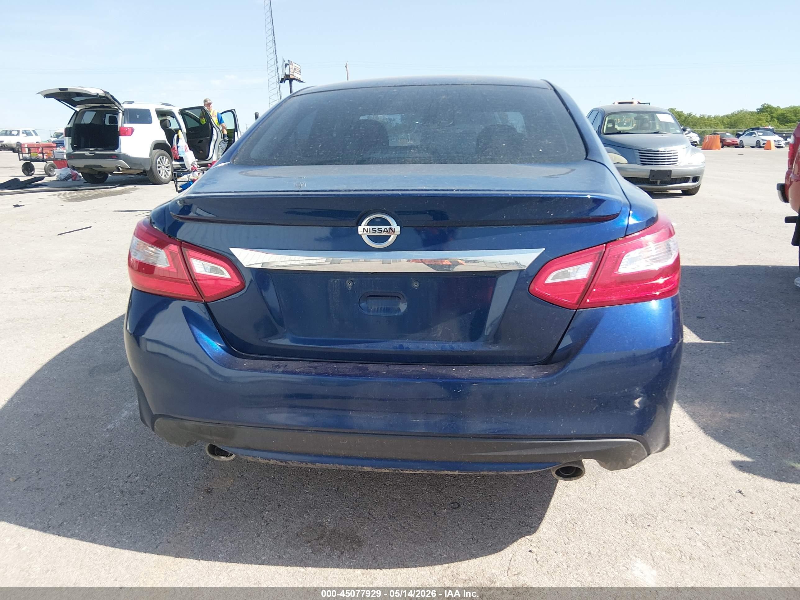 2016 Nissan Altima 2.5 Sr Синий vin: 1N4AL3AP0GC123420
