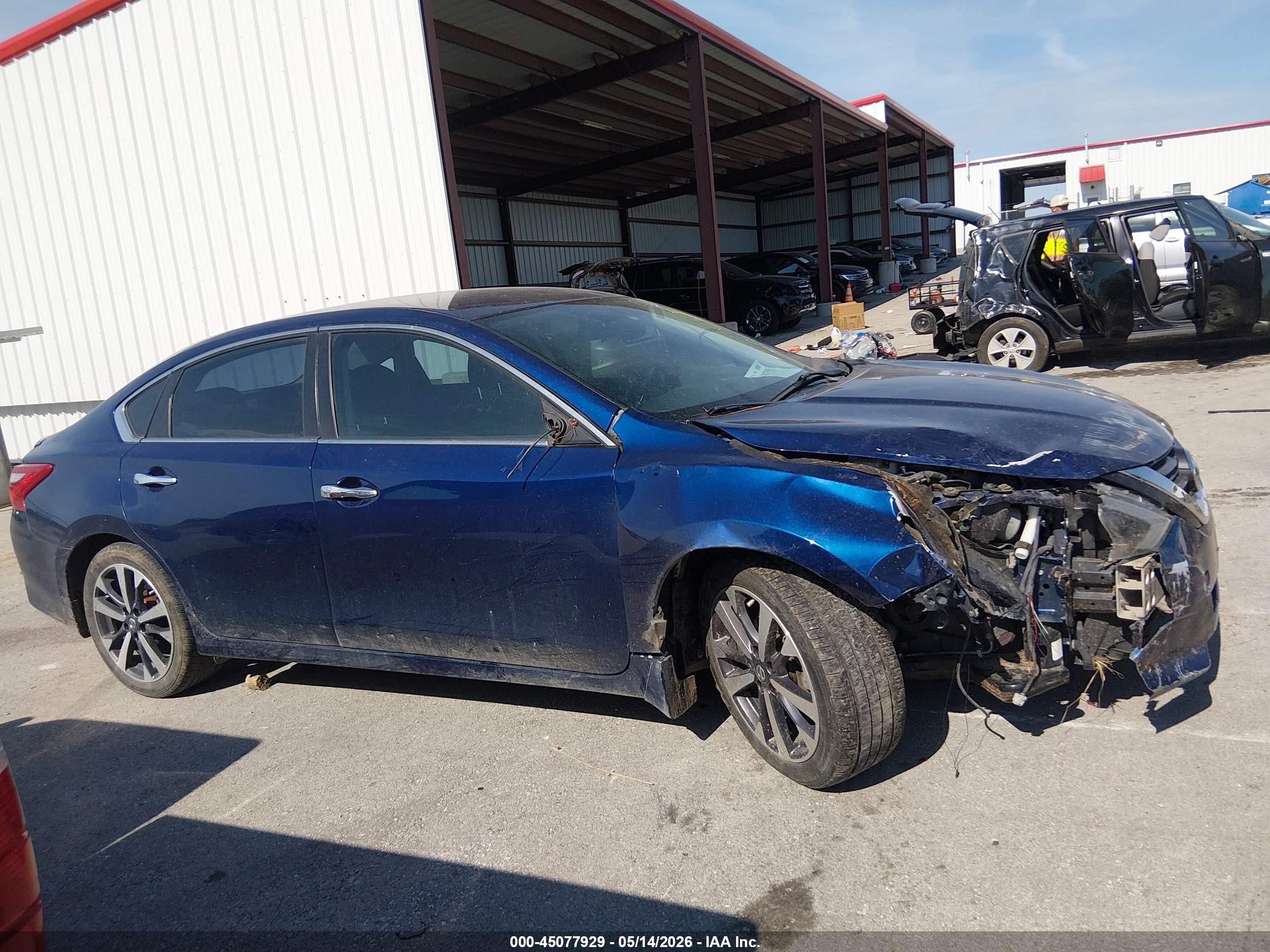 2016 Nissan Altima 2.5 Sr Синий vin: 1N4AL3AP0GC123420