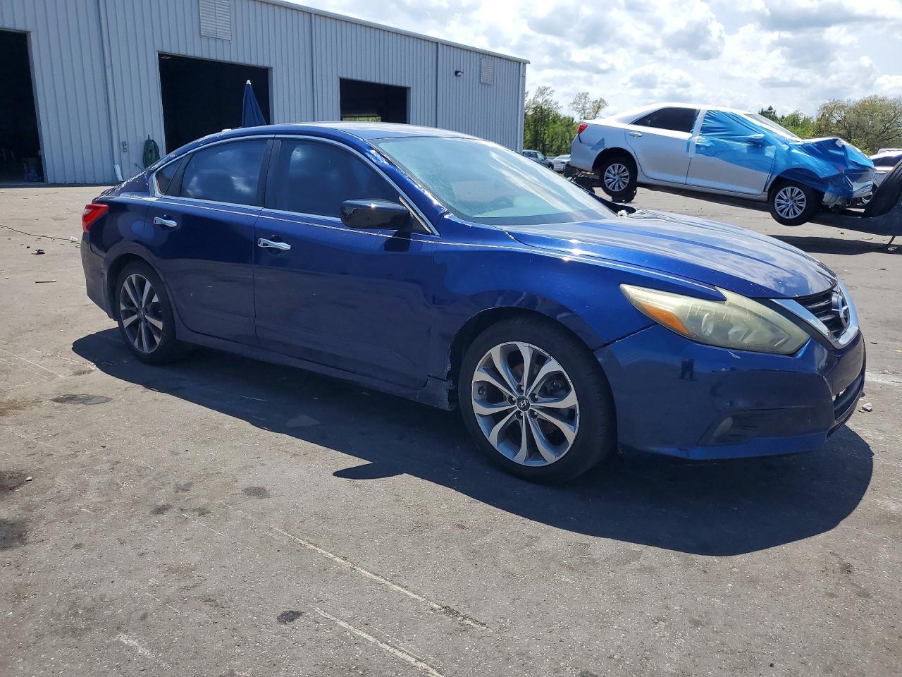 2016 Nissan Altima 2.5 Sr Blue vin: 1N4AL3AP0GN335156