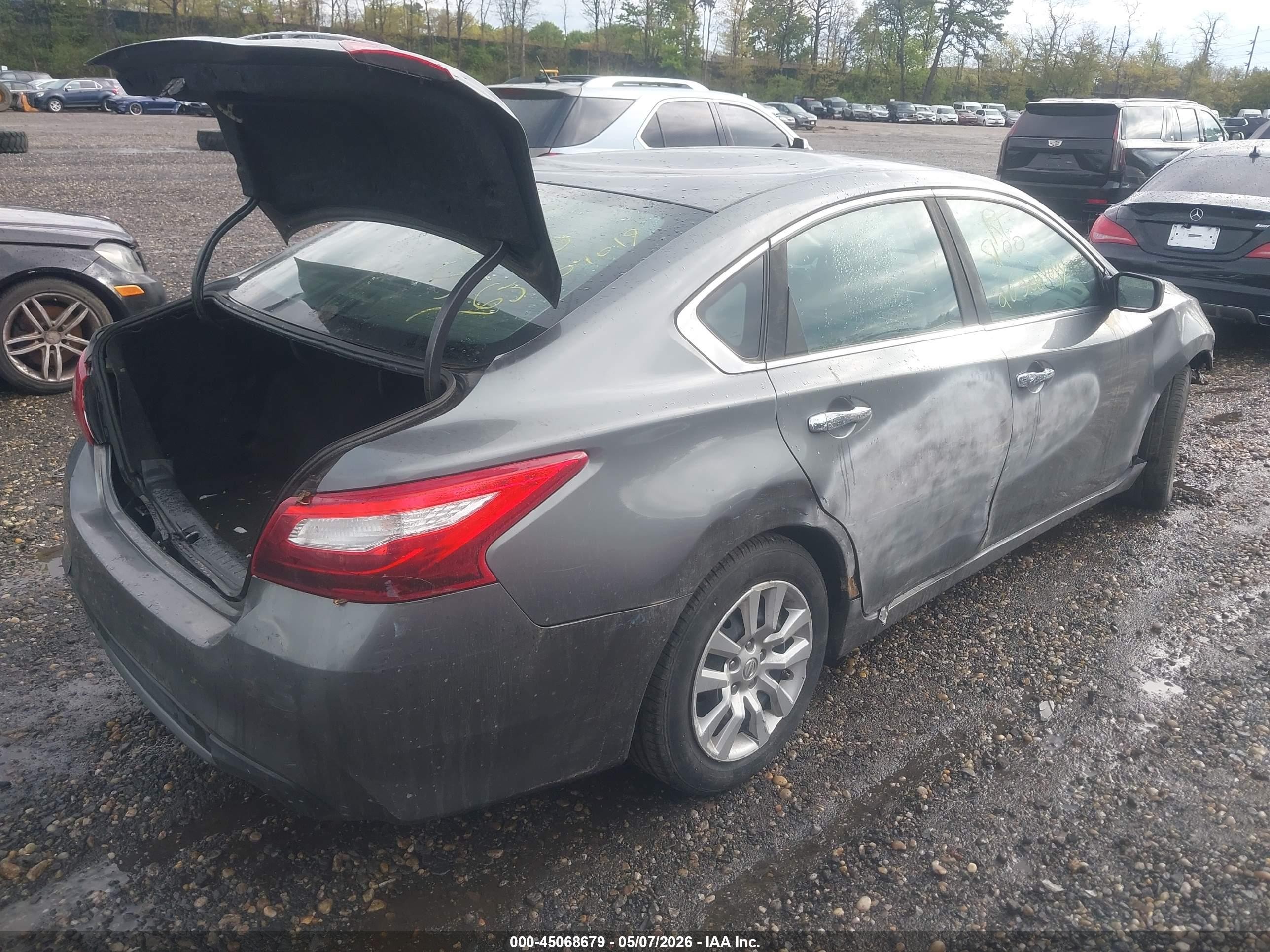 2016 Nissan Altima 2.5/2.5 S/2.5 Sl/2.5 Sr/2.5 Sv Серый vin: 1N4AL3AP0GN342530