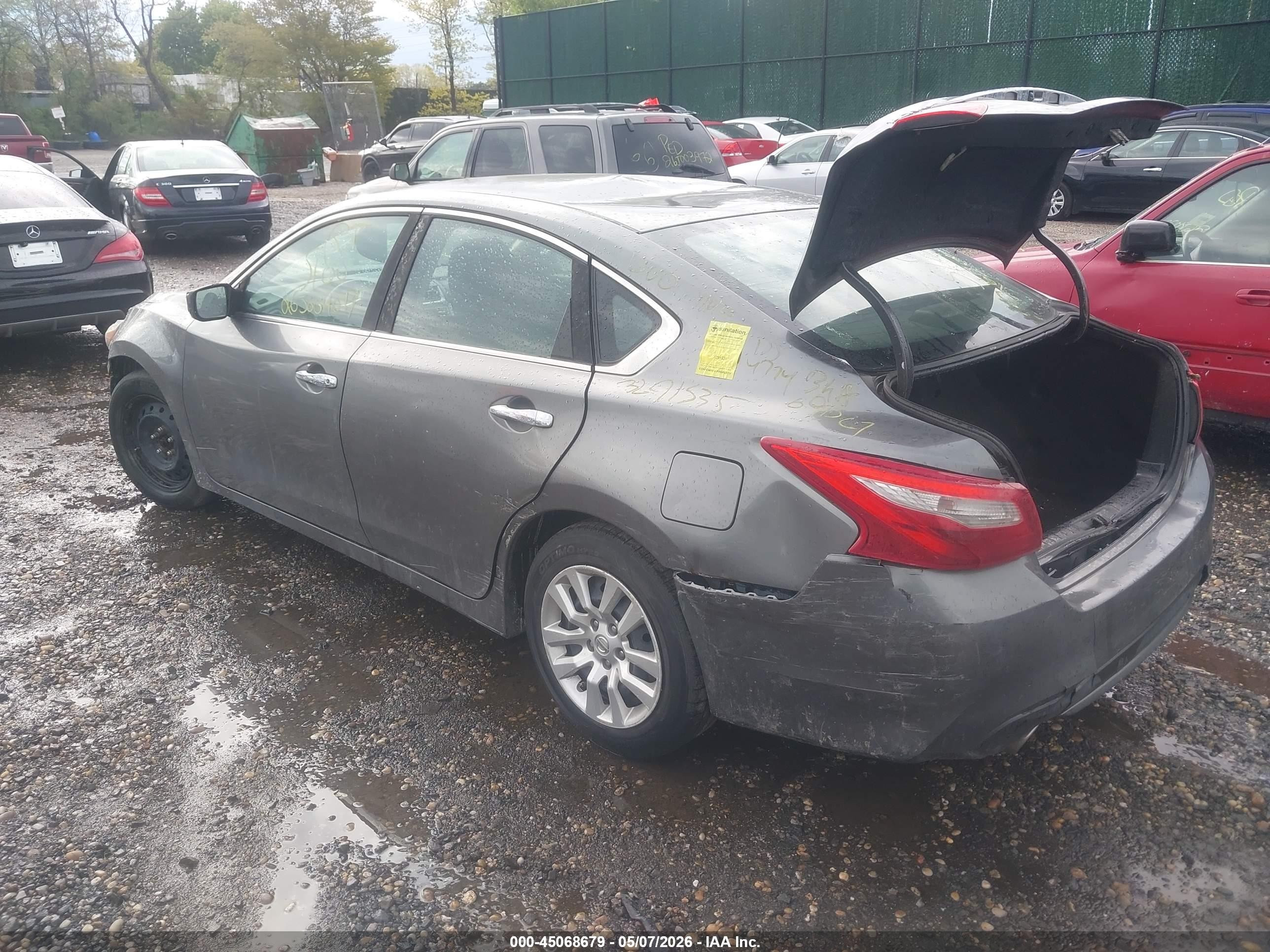 2016 Nissan Altima 2.5/2.5 S/2.5 Sl/2.5 Sr/2.5 Sv Серый vin: 1N4AL3AP0GN342530