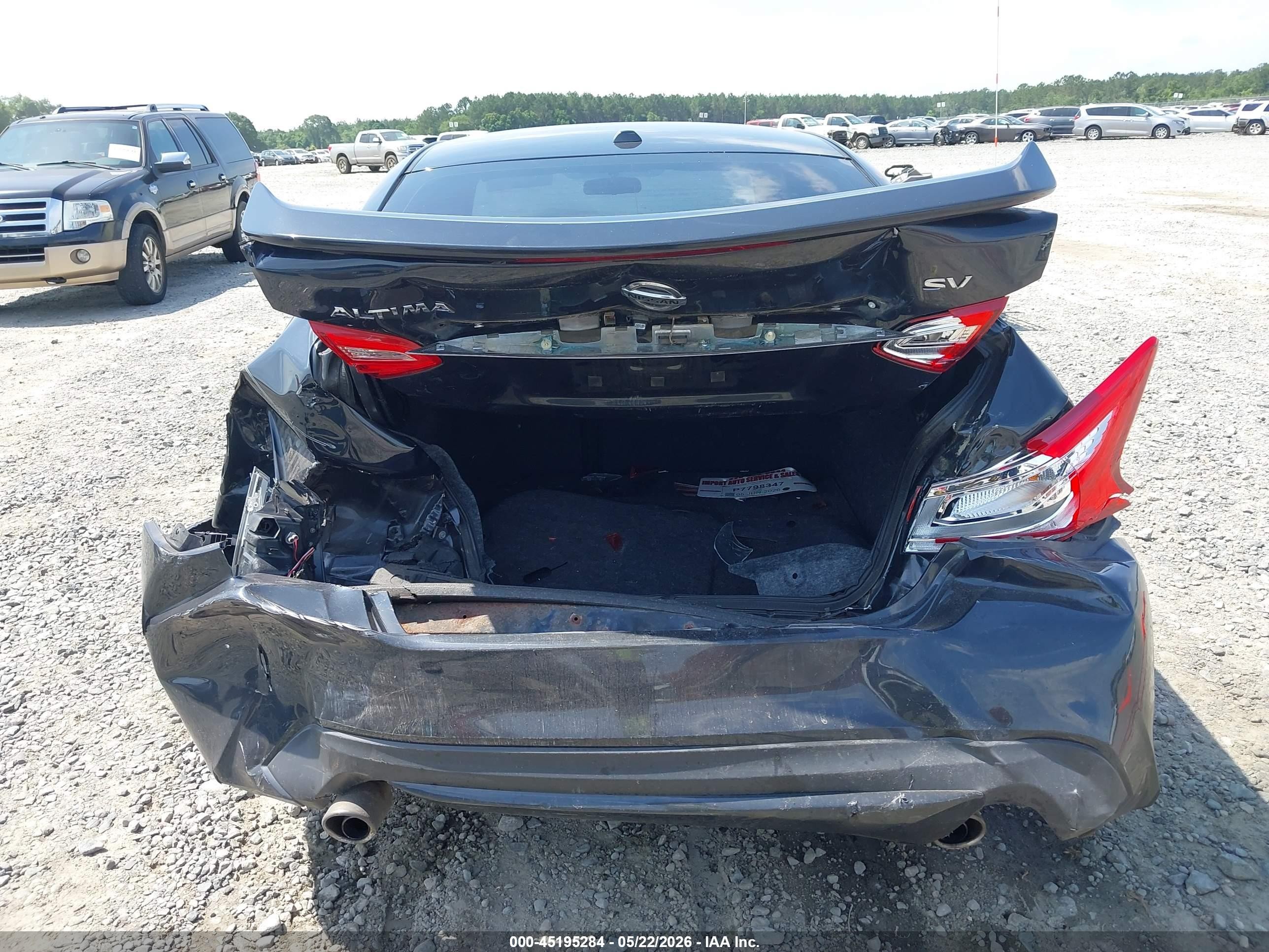 2017 Nissan Altima 2.5 Sv Dark Blue vin: 1N4AL3AP0HC134516