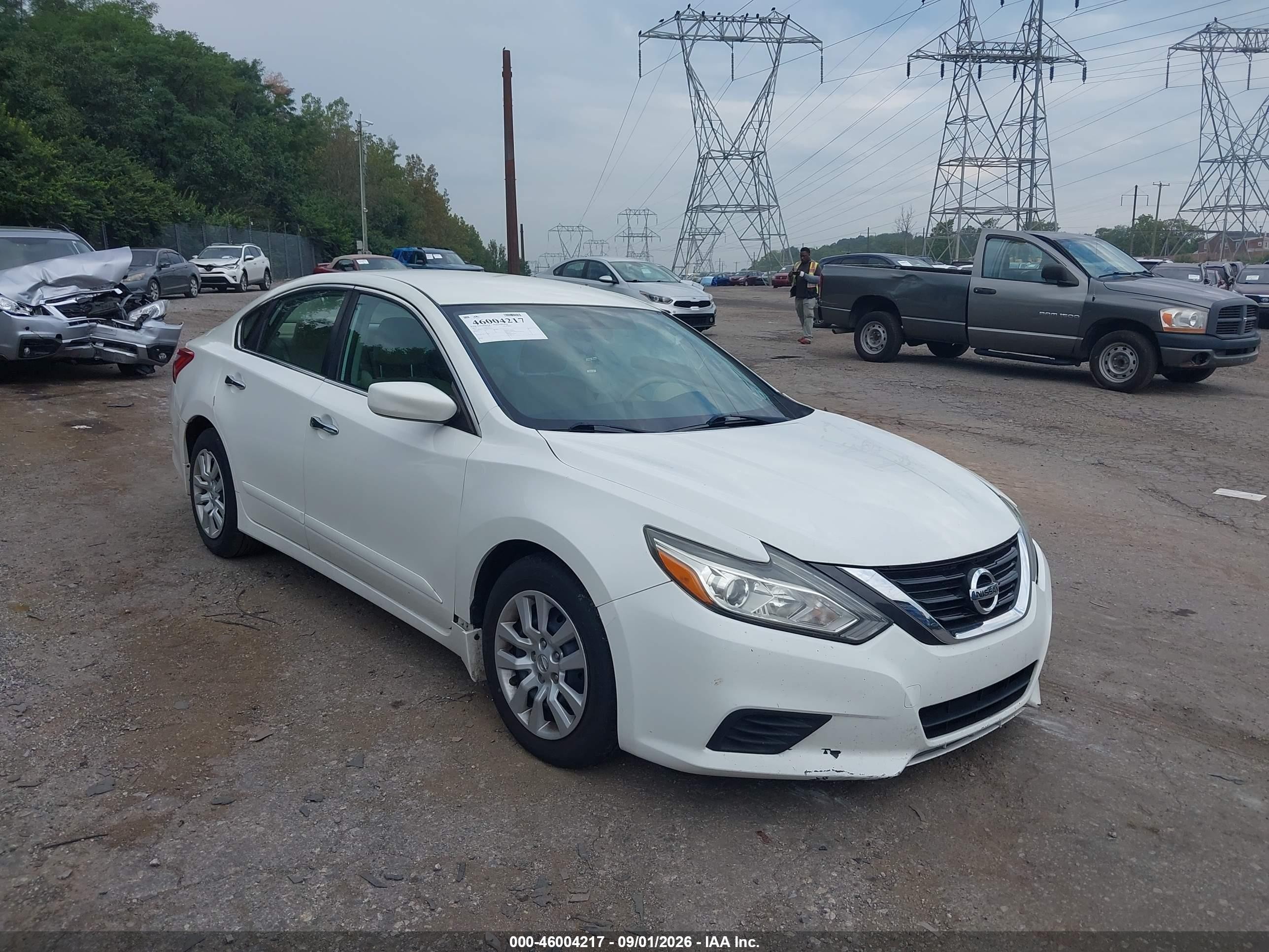 2017 Nissan Altima 2.5 S White vin: 1N4AL3AP0HC261153