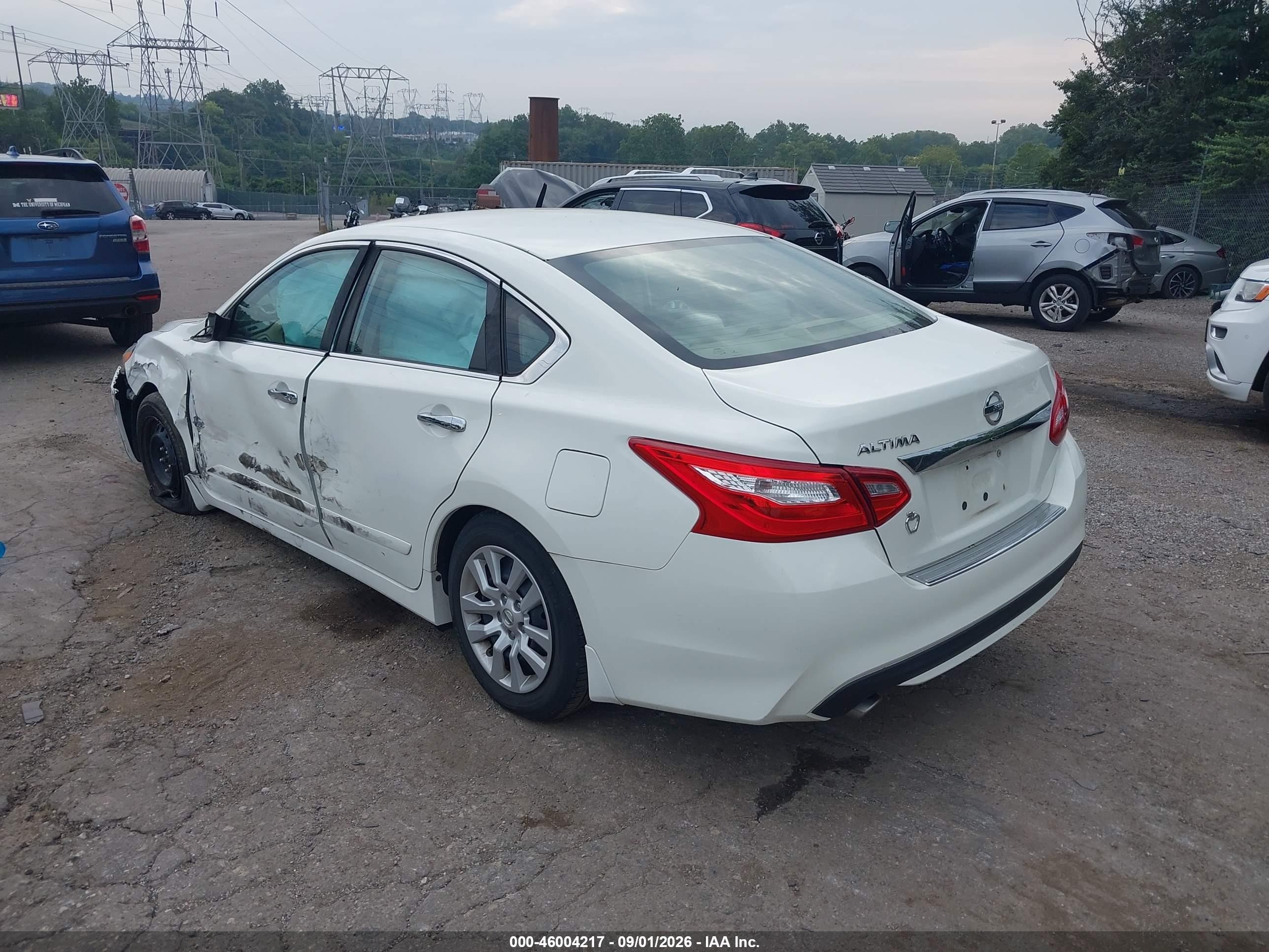 2017 Nissan Altima 2.5 S White vin: 1N4AL3AP0HC261153