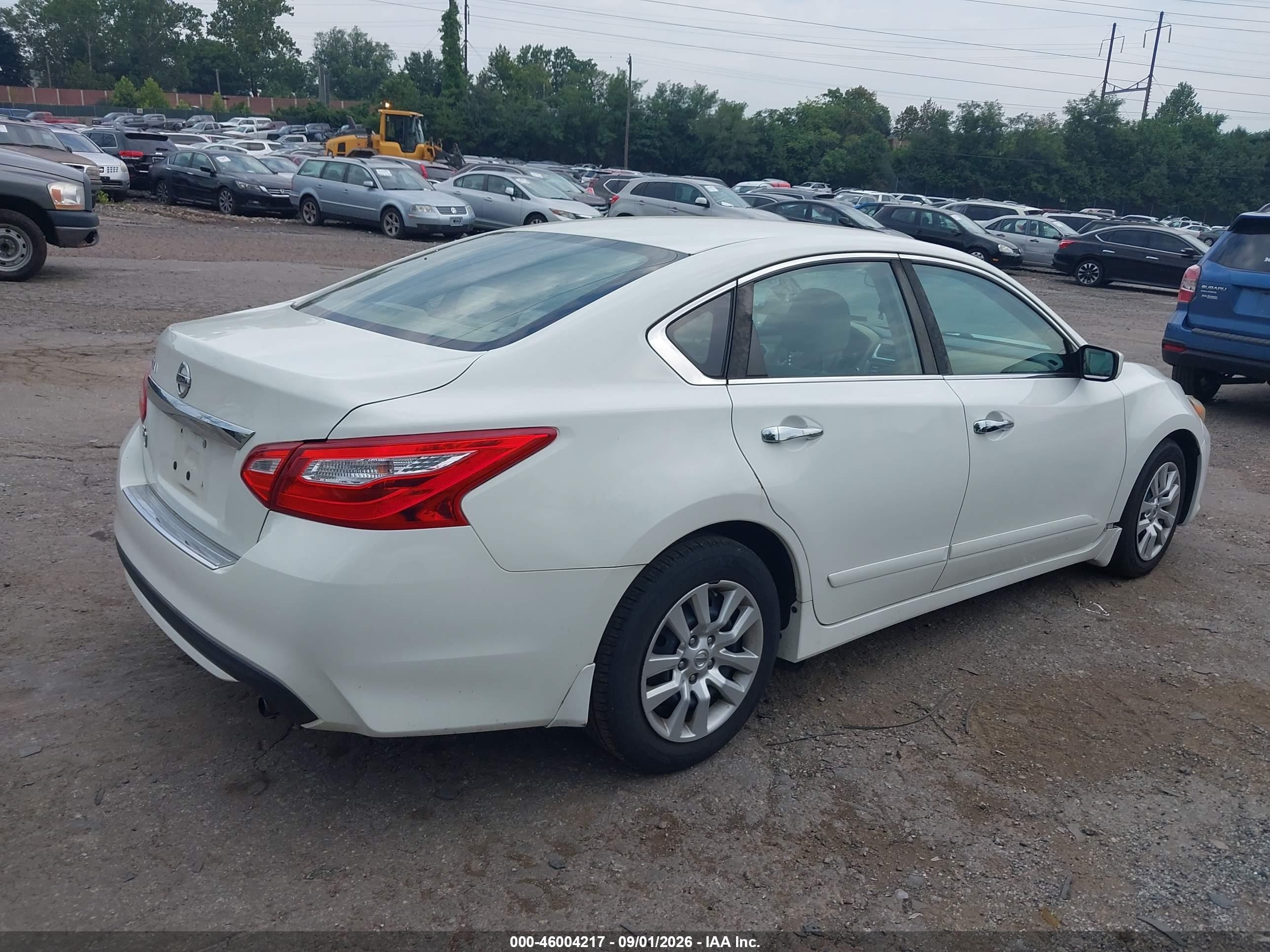 2017 Nissan Altima 2.5 S White vin: 1N4AL3AP0HC261153