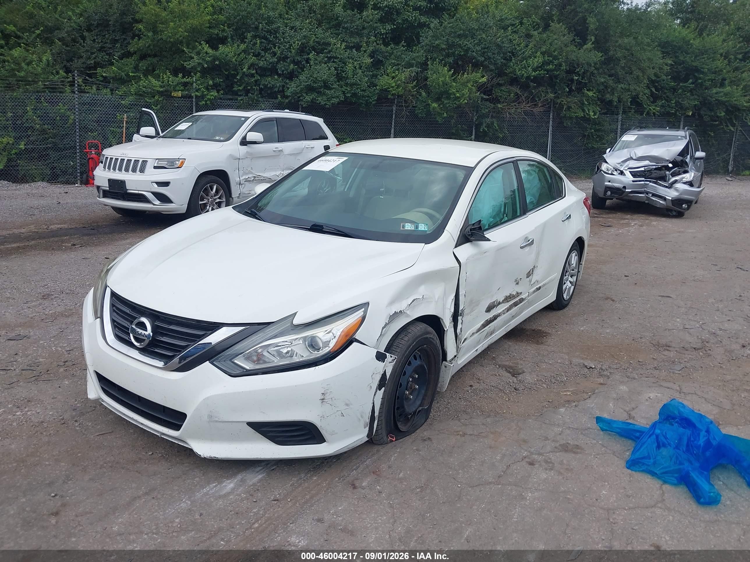2017 Nissan Altima 2.5 S White vin: 1N4AL3AP0HC261153