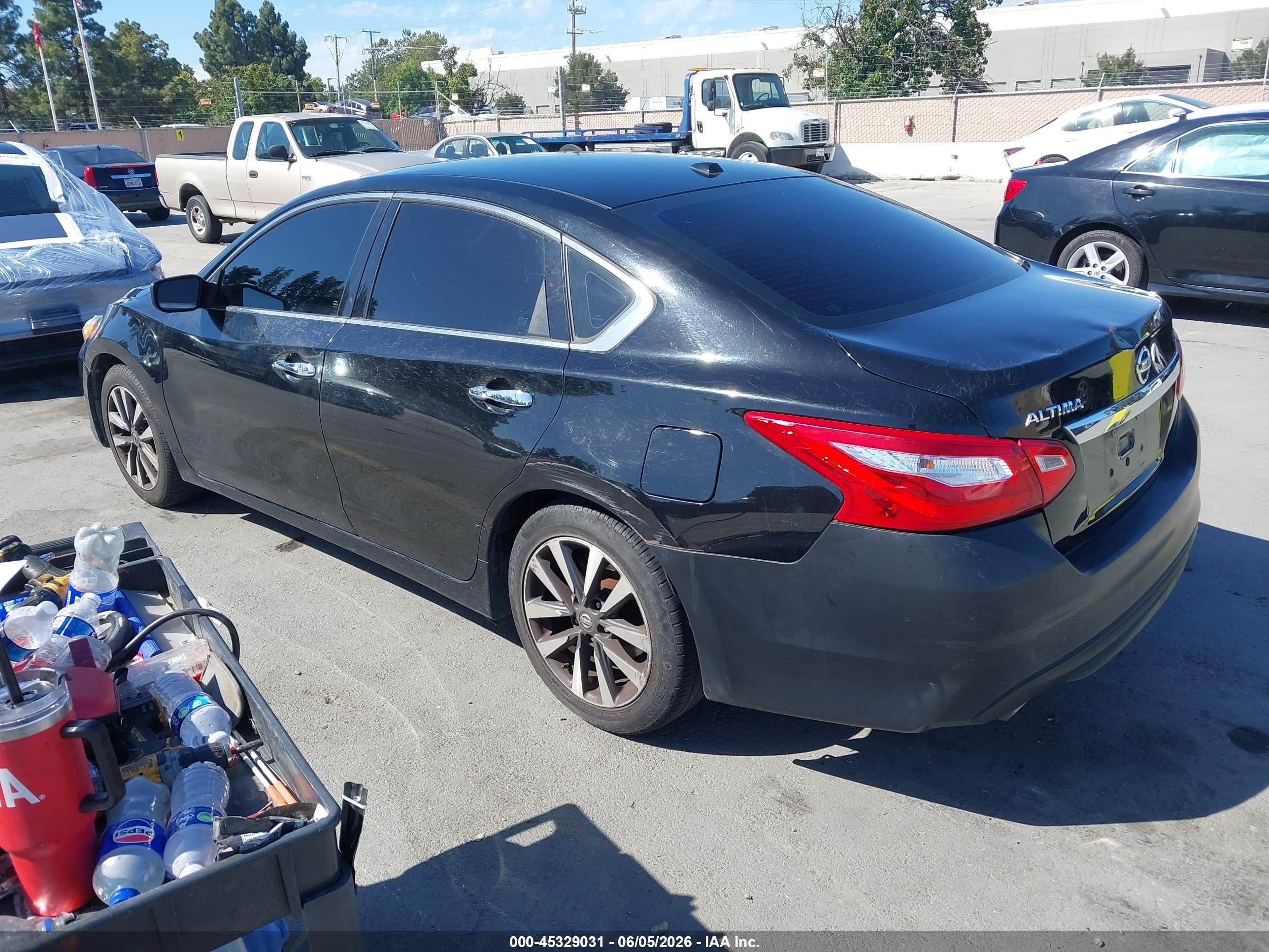 2017 Nissan Altima 2.5 Sv Black vin: 1N4AL3AP0HC288093