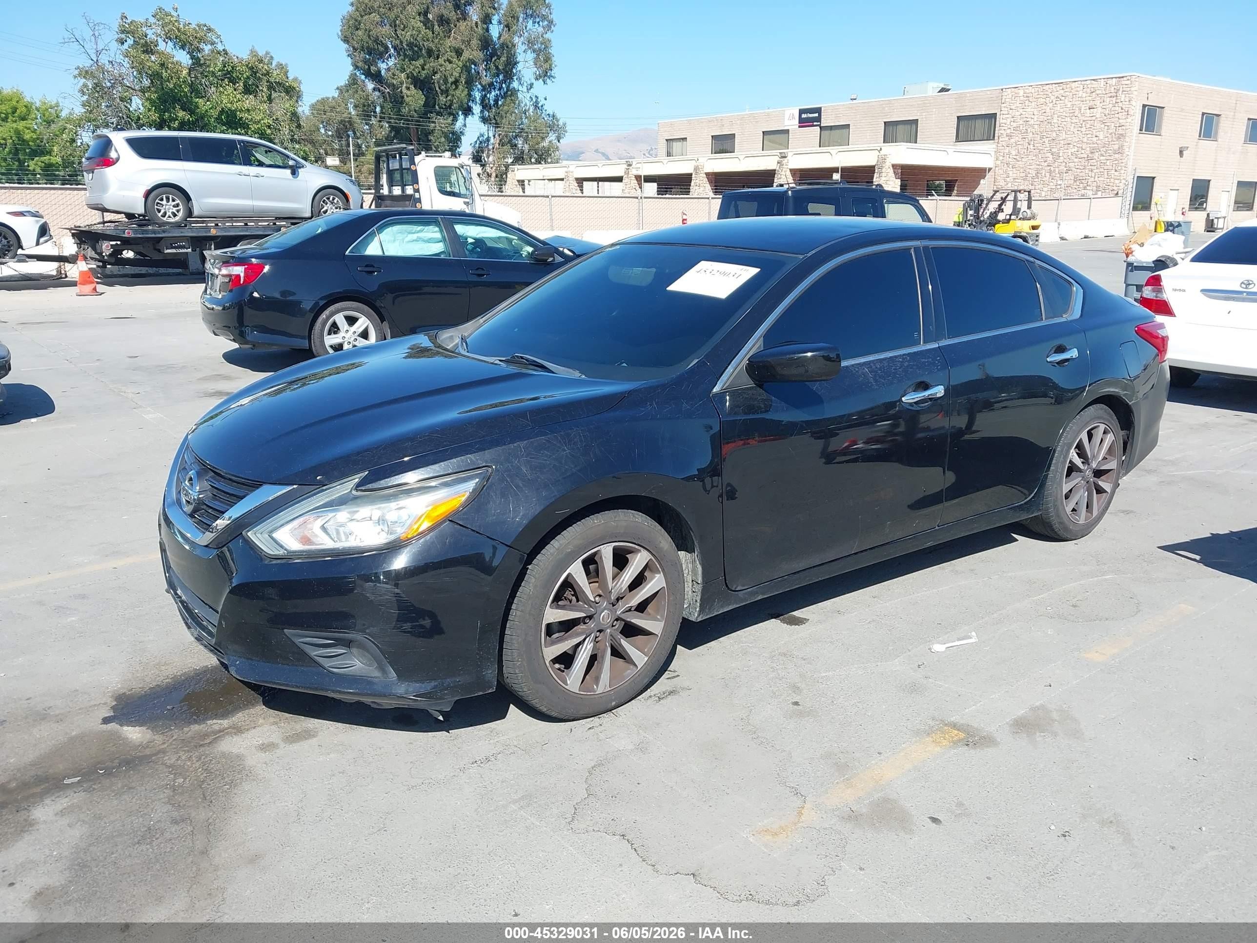 2017 Nissan Altima 2.5 Sv Black vin: 1N4AL3AP0HC288093