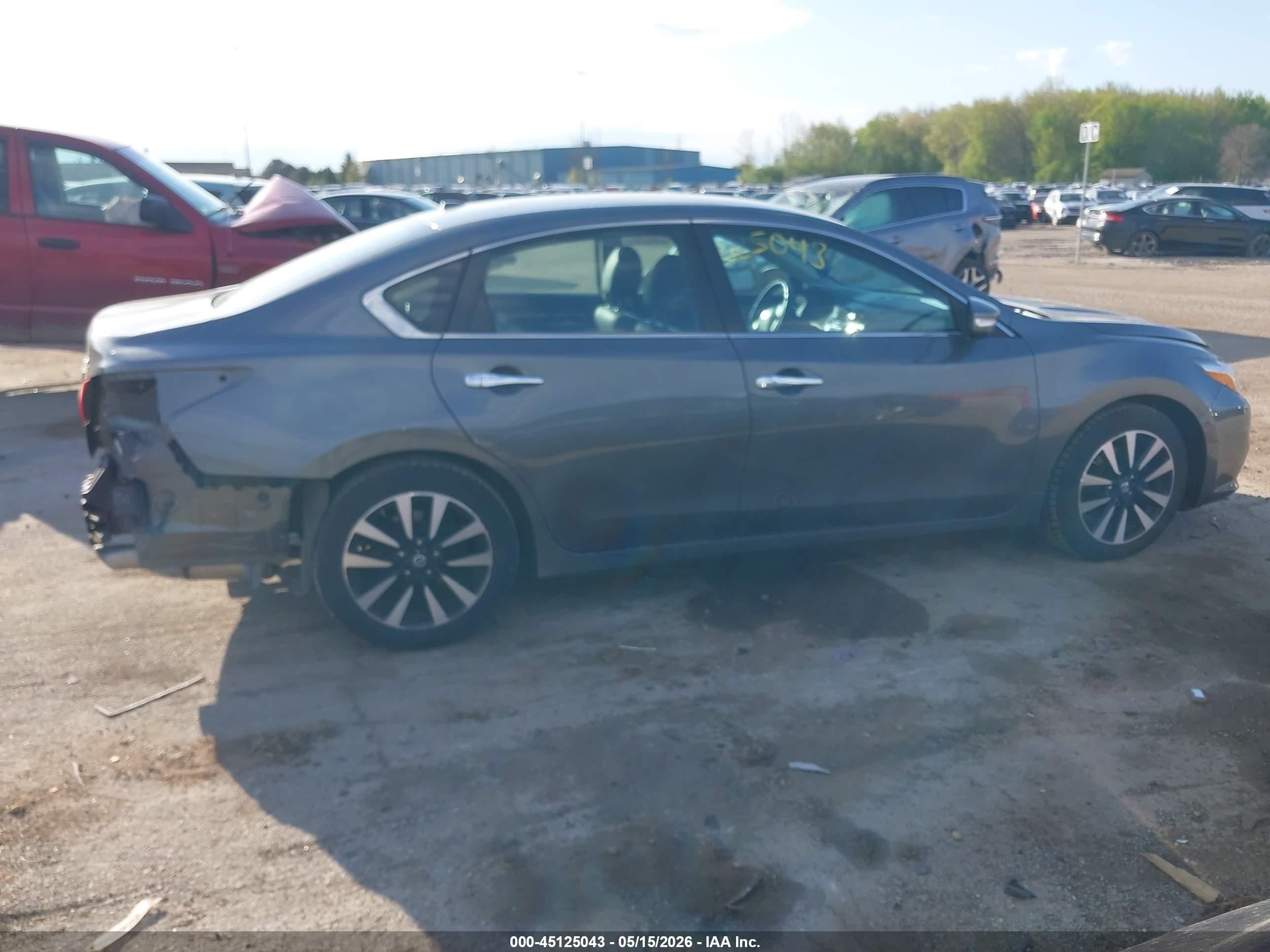 2018 Nissan Altima 2.5 Sl Gray vin: 1N4AL3AP0JC102834
