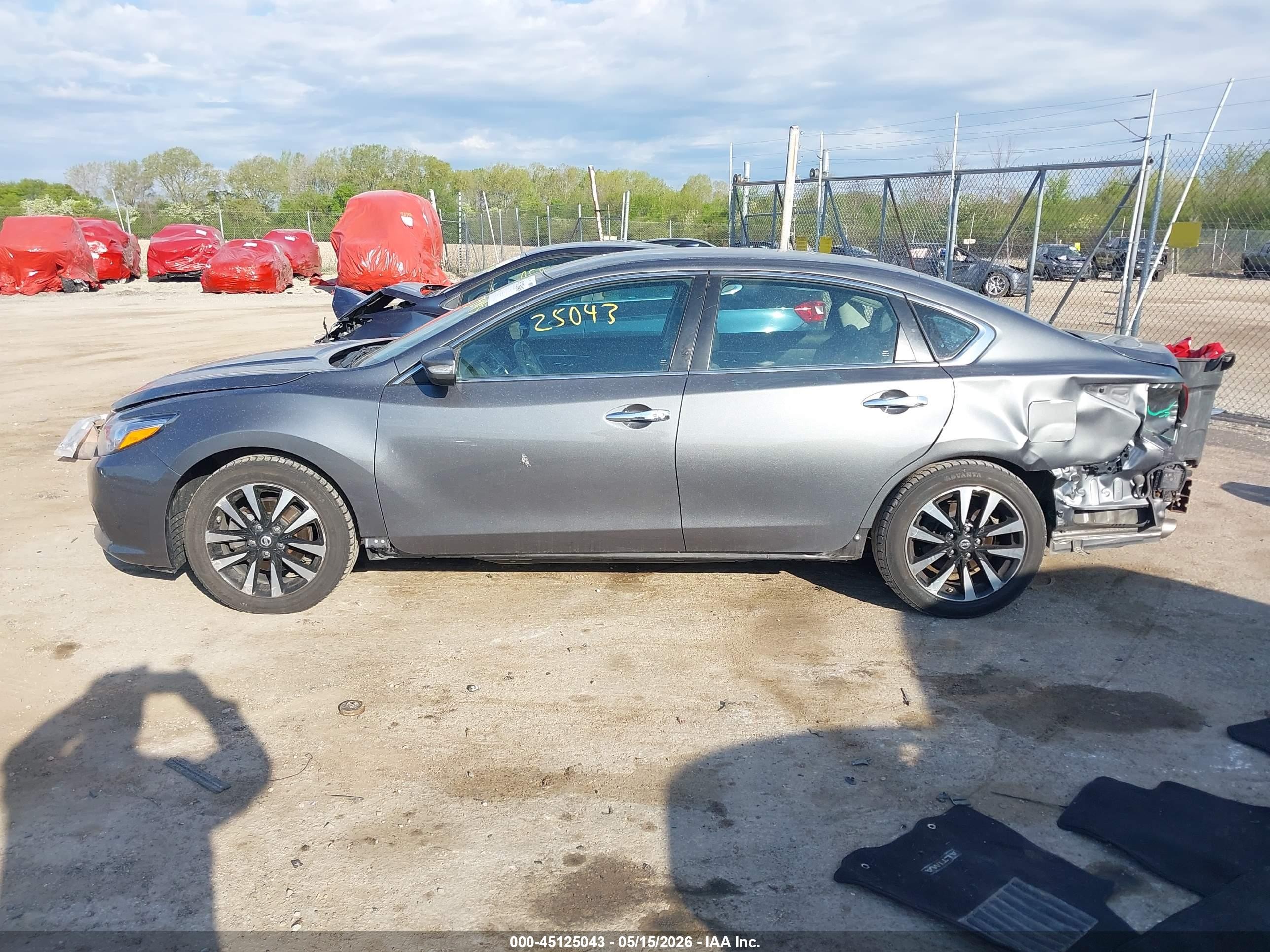 2018 Nissan Altima 2.5 Sl Gray vin: 1N4AL3AP0JC102834