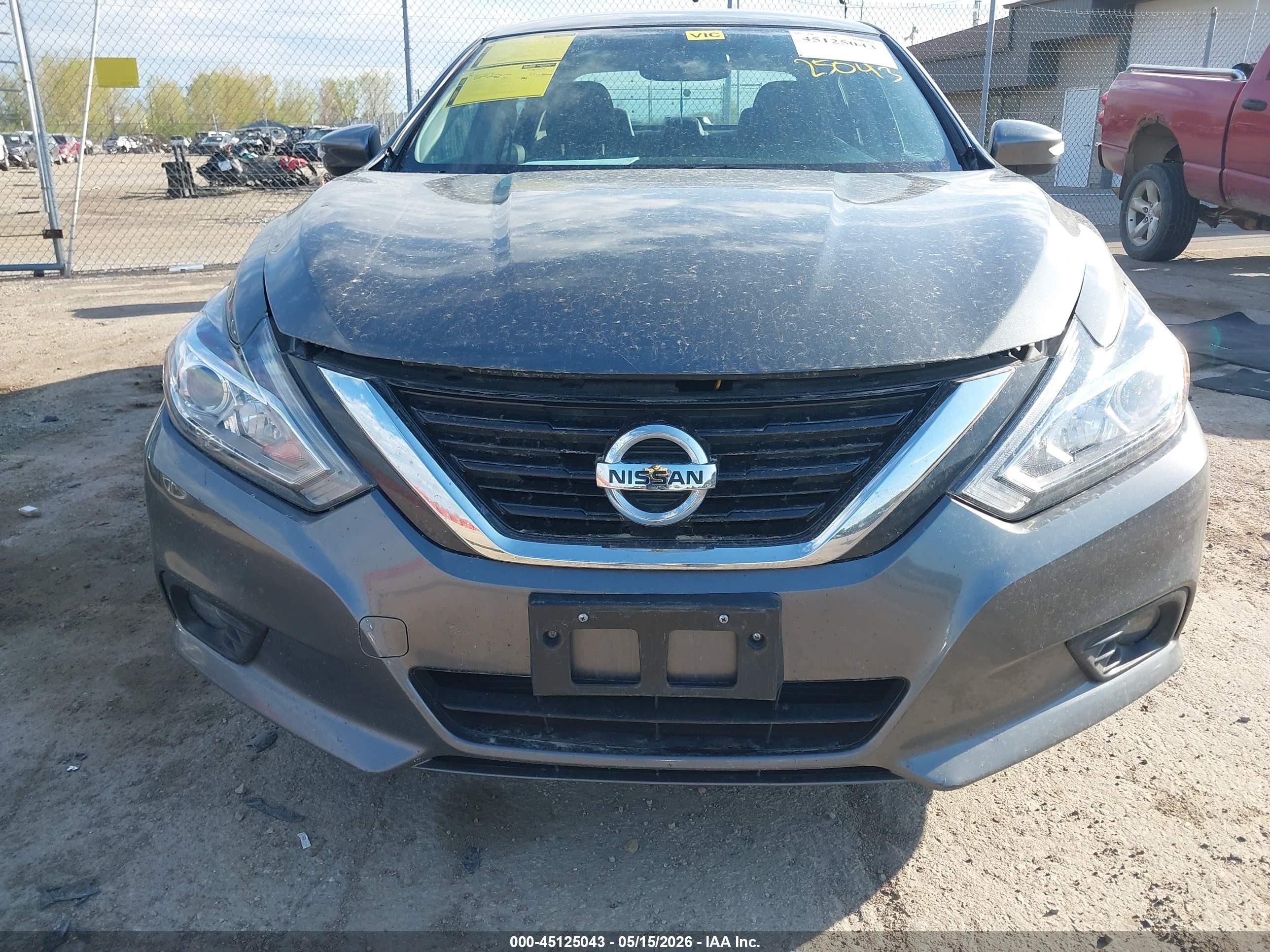 2018 Nissan Altima 2.5 Sl Gray vin: 1N4AL3AP0JC102834