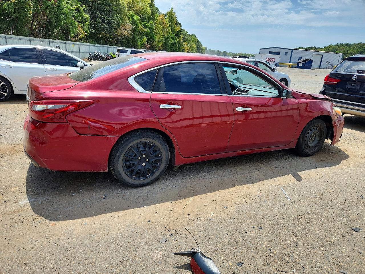 2018 Nissan Altima 2.5 S Burgundy vin: 1N4AL3AP0JC154786