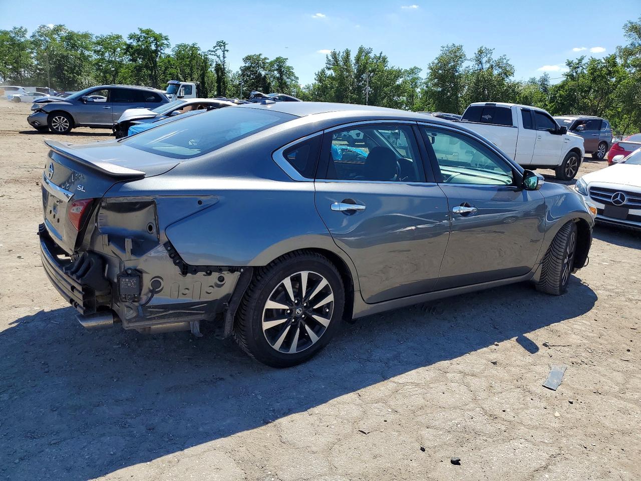 2018 Nissan Altima 2.5 Sl Gray vin: 1N4AL3AP0JC213609