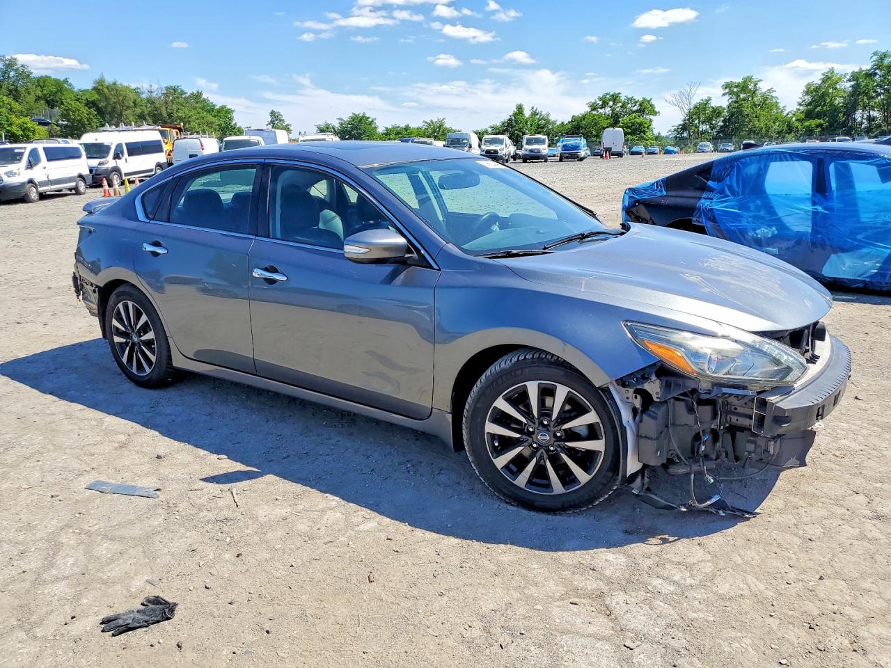 2018 Nissan Altima 2.5 Sl Gray vin: 1N4AL3AP0JC213609