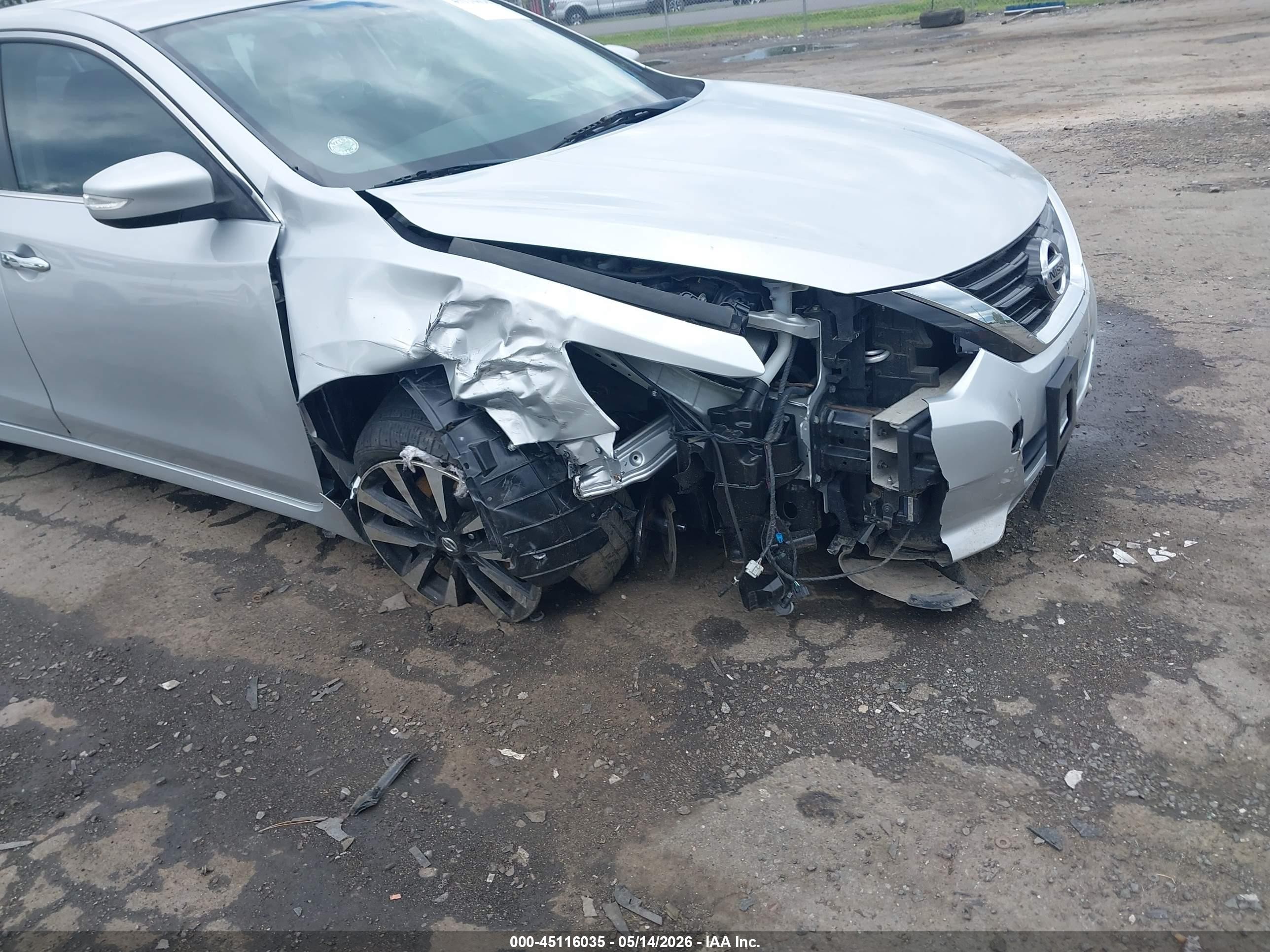 2018 Nissan Altima 2.5 Sv Серебряный vin: 1N4AL3AP0JC215389