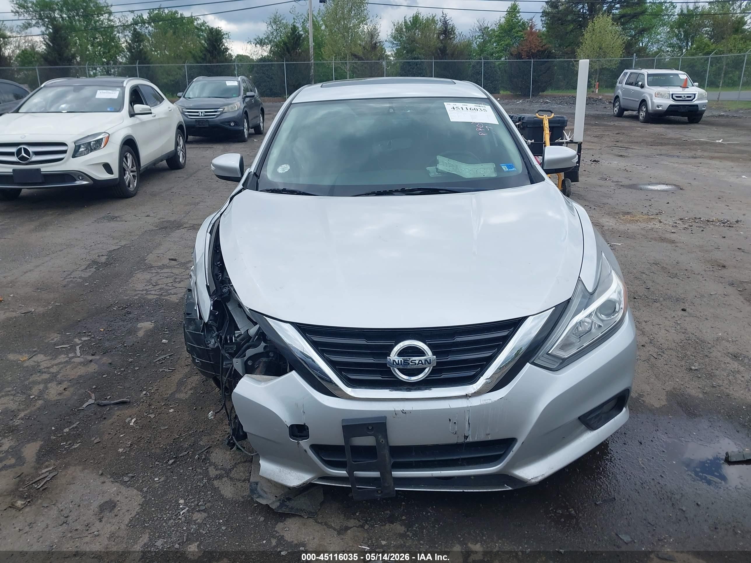 2018 Nissan Altima 2.5 Sv Серебряный vin: 1N4AL3AP0JC215389