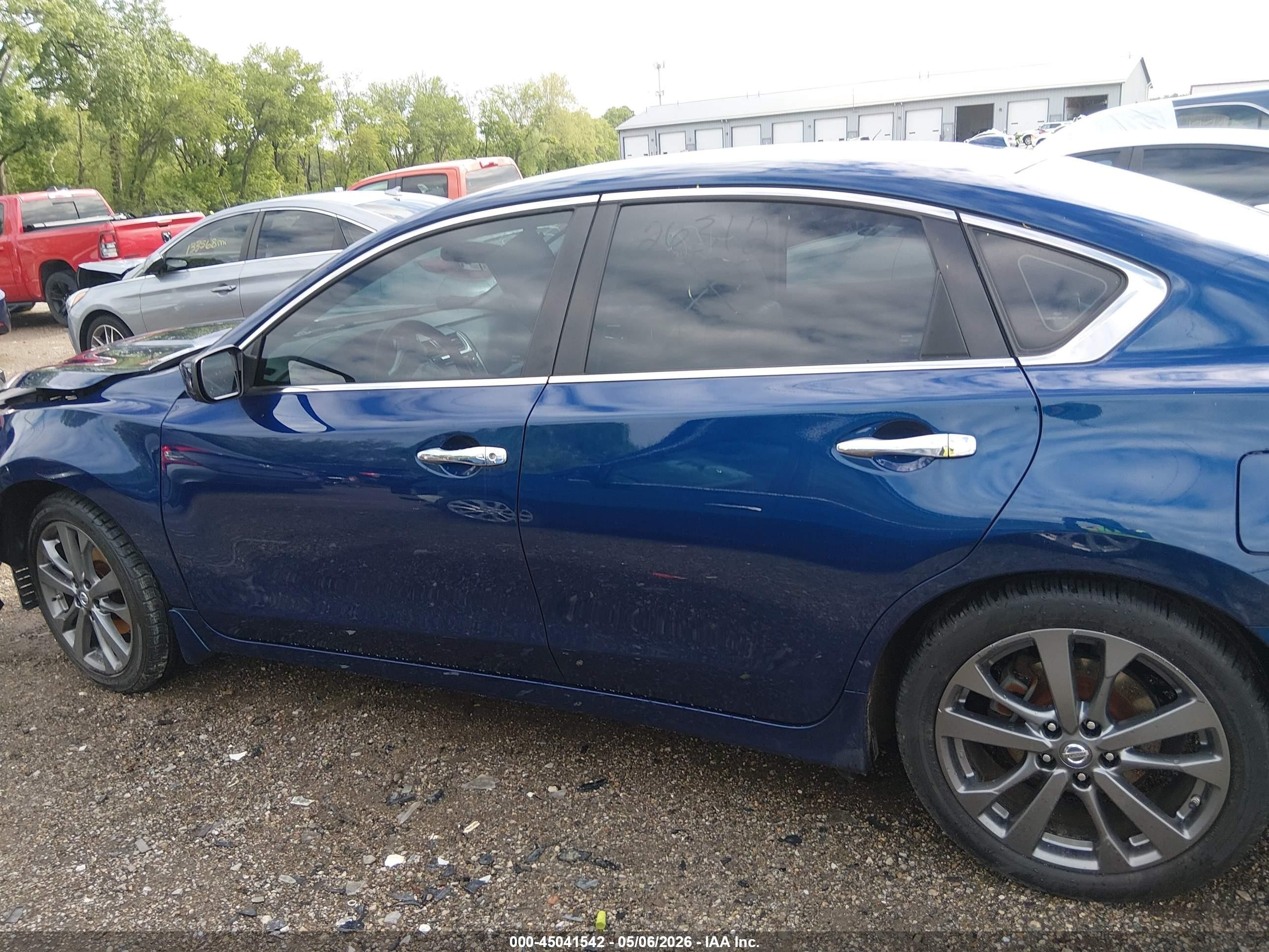 2018 Nissan Altima 2.5 Sr Blue vin: 1N4AL3AP0JC263121