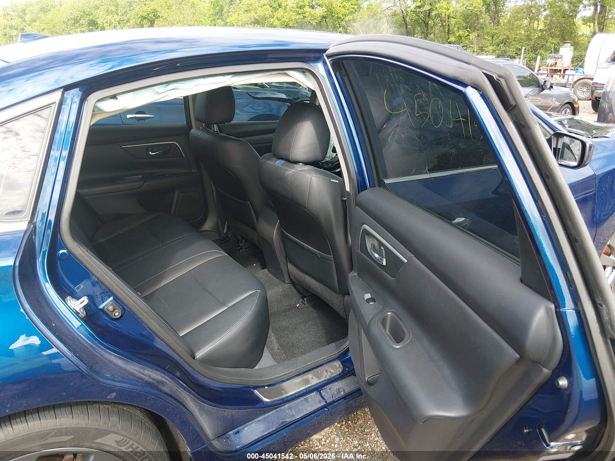 2018 Nissan Altima 2.5 Sr Blue vin: 1N4AL3AP0JC263121