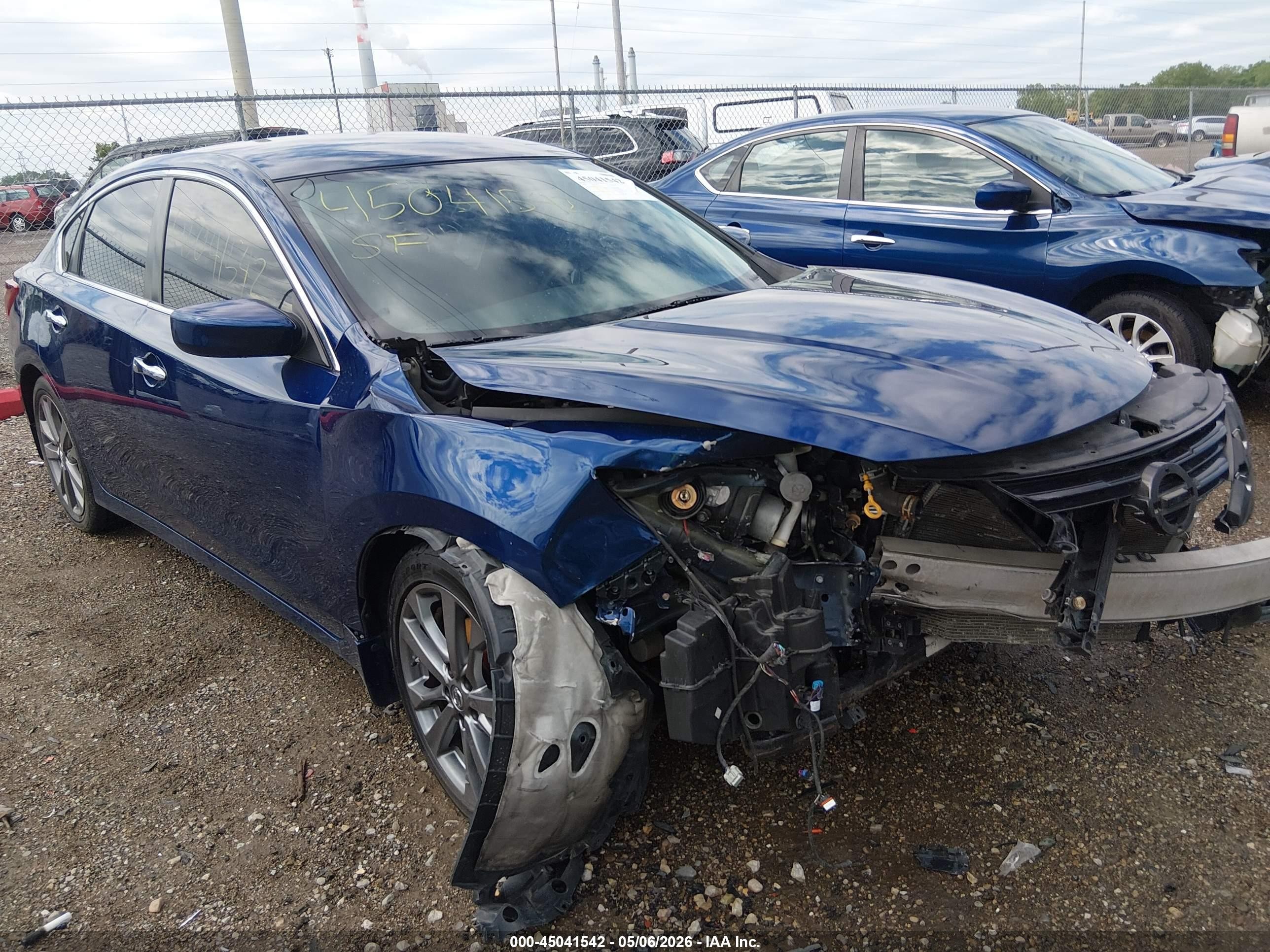 2018 Nissan Altima 2.5 Sr Blue vin: 1N4AL3AP0JC263121