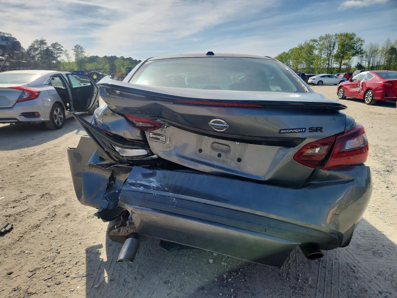 2018 Nissan Altima 2.5 Sr Серый vin: 1N4AL3AP0JC275690