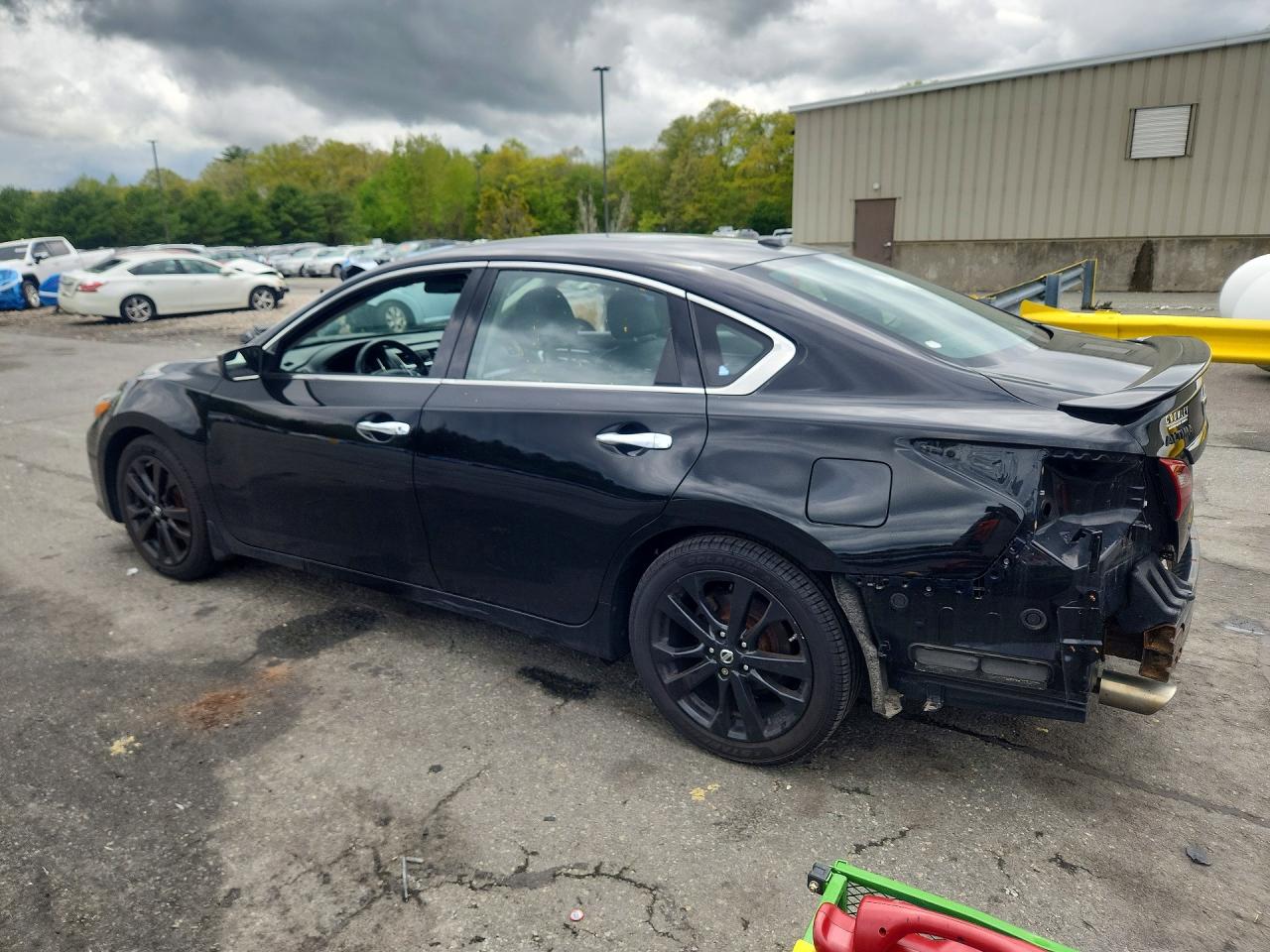2018 Nissan Altima 2.5 Sr Black vin: 1N4AL3AP0JC277178