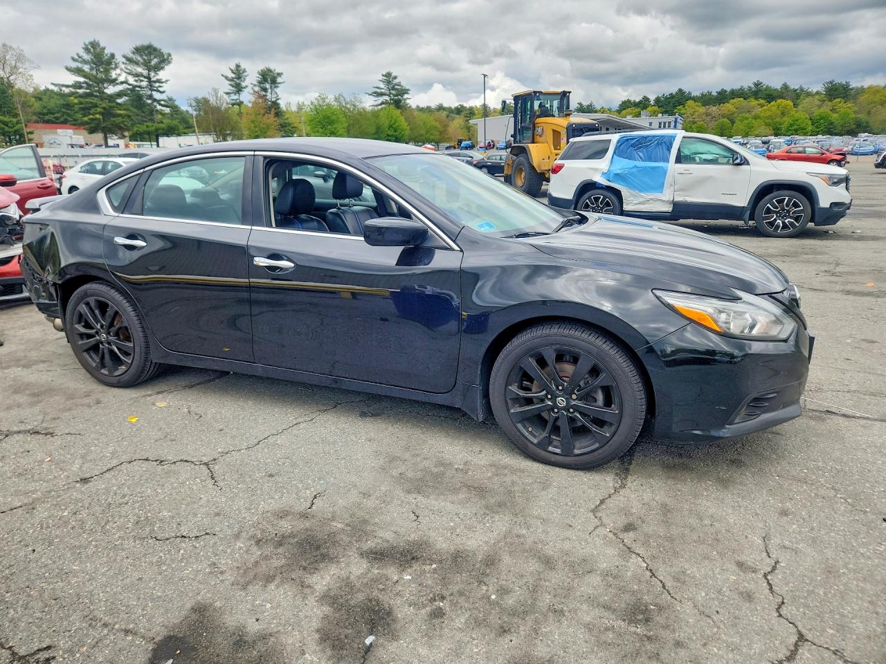 2018 Nissan Altima 2.5 Sr Black vin: 1N4AL3AP0JC277178