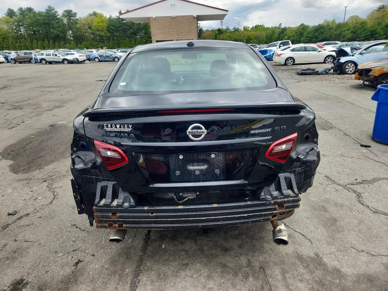 2018 Nissan Altima 2.5 Sr Black vin: 1N4AL3AP0JC277178