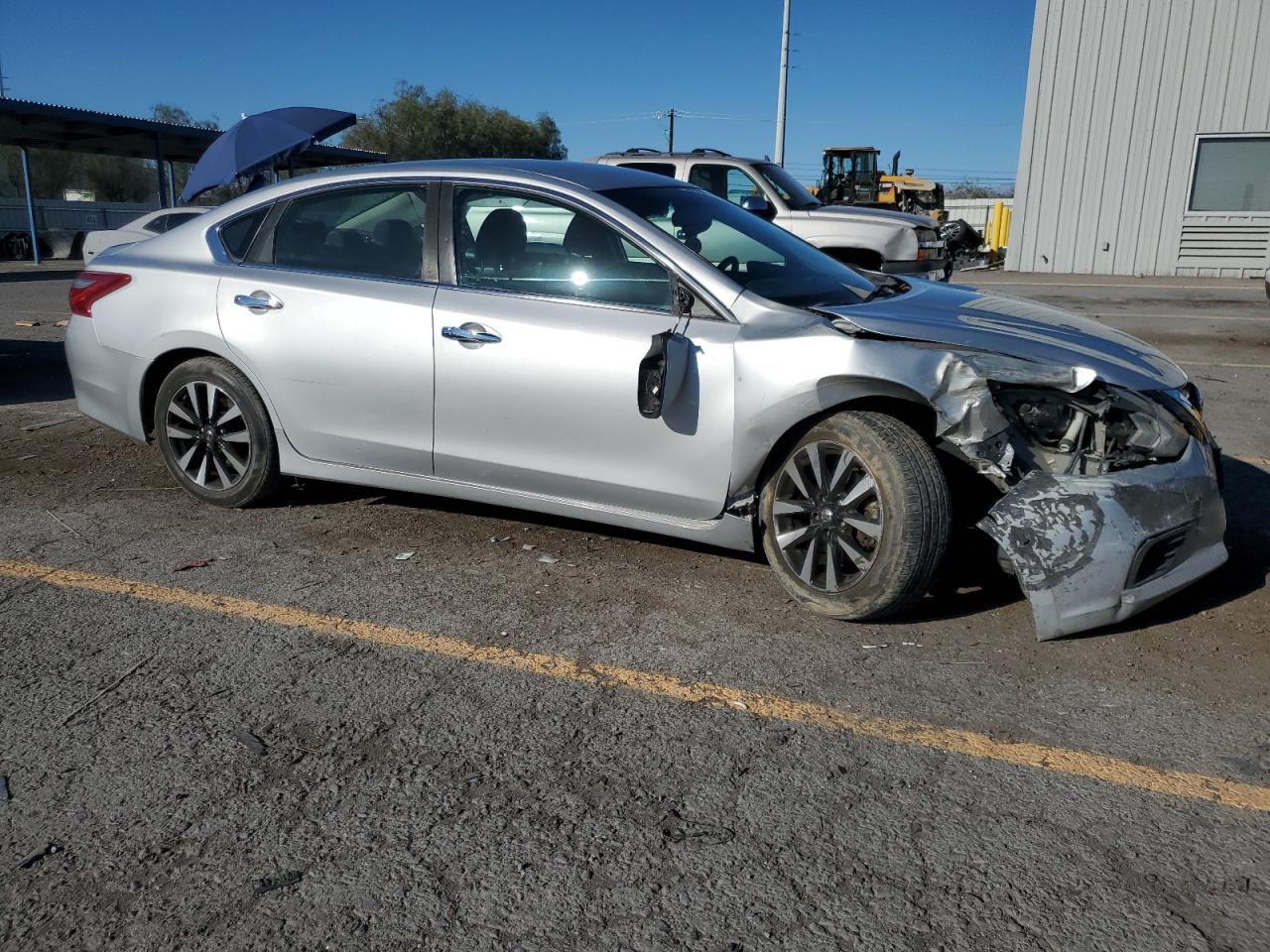 2018 Nissan Altima 2.5 Sv Silver vin: 1N4AL3AP0JC283076