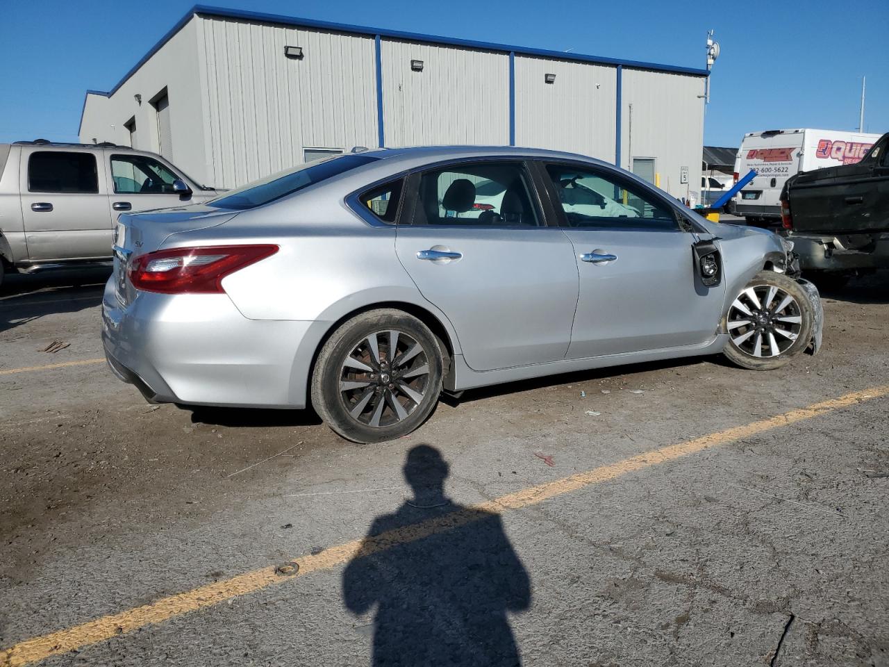 2018 Nissan Altima 2.5 Sv Silver vin: 1N4AL3AP0JC283076