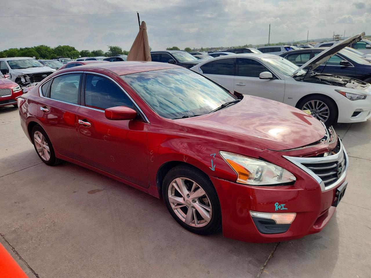 2013 Nissan Altima 2.5 Maroon vin: 1N4AL3AP1DC100210