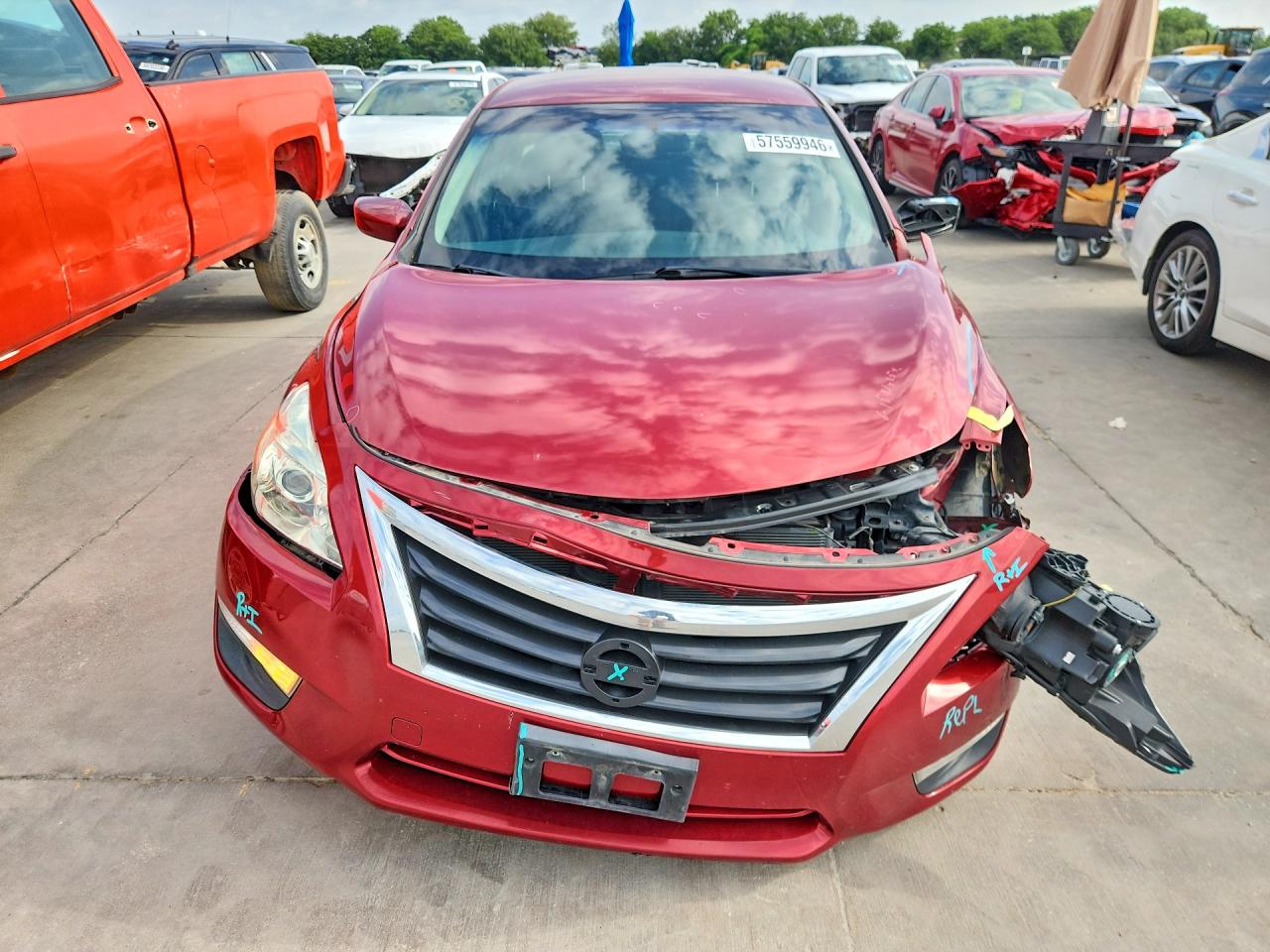 2013 Nissan Altima 2.5 Maroon vin: 1N4AL3AP1DC100210
