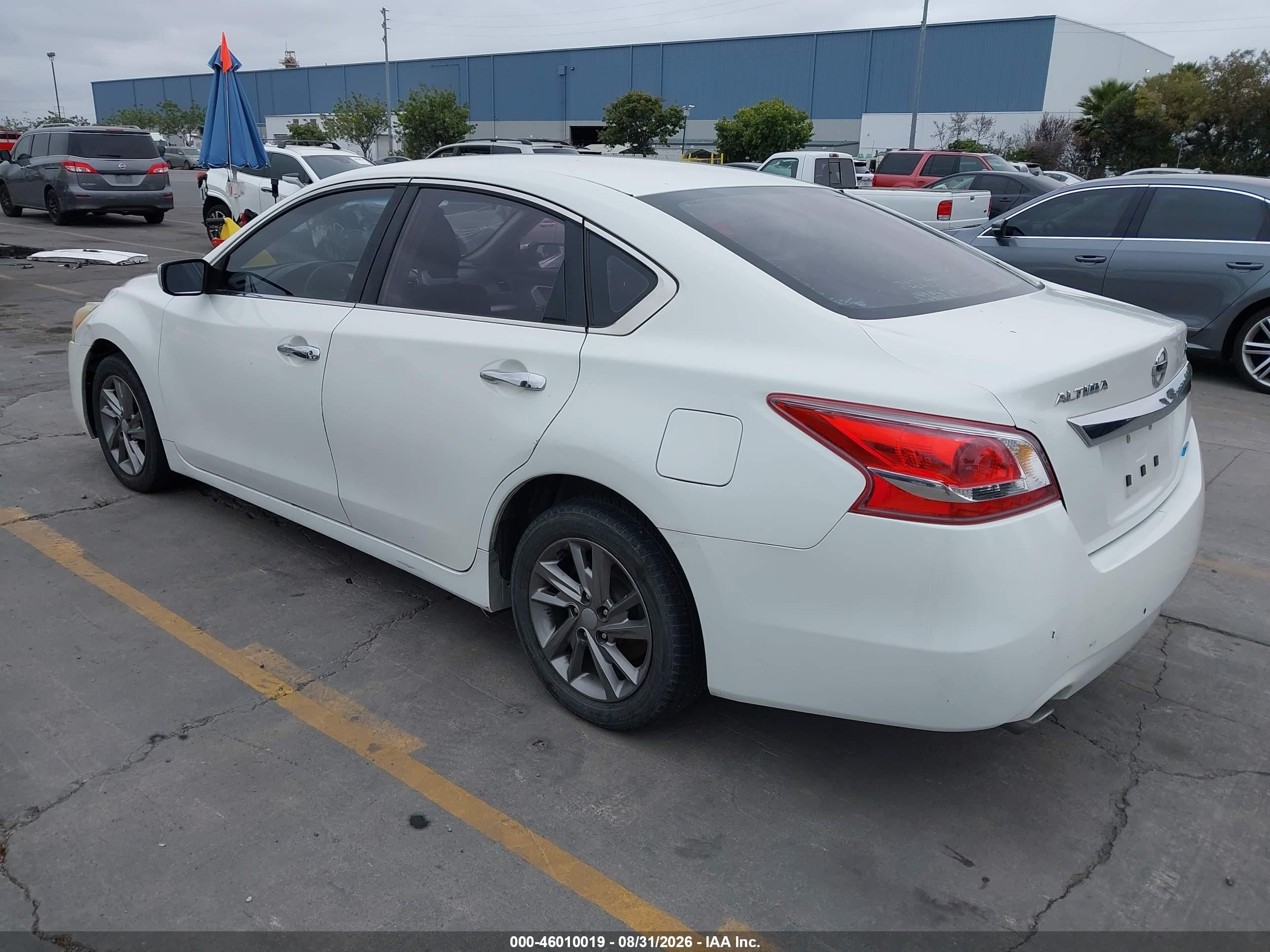 2013 Nissan Altima 2.5 S White vin: 1N4AL3AP1DC107884