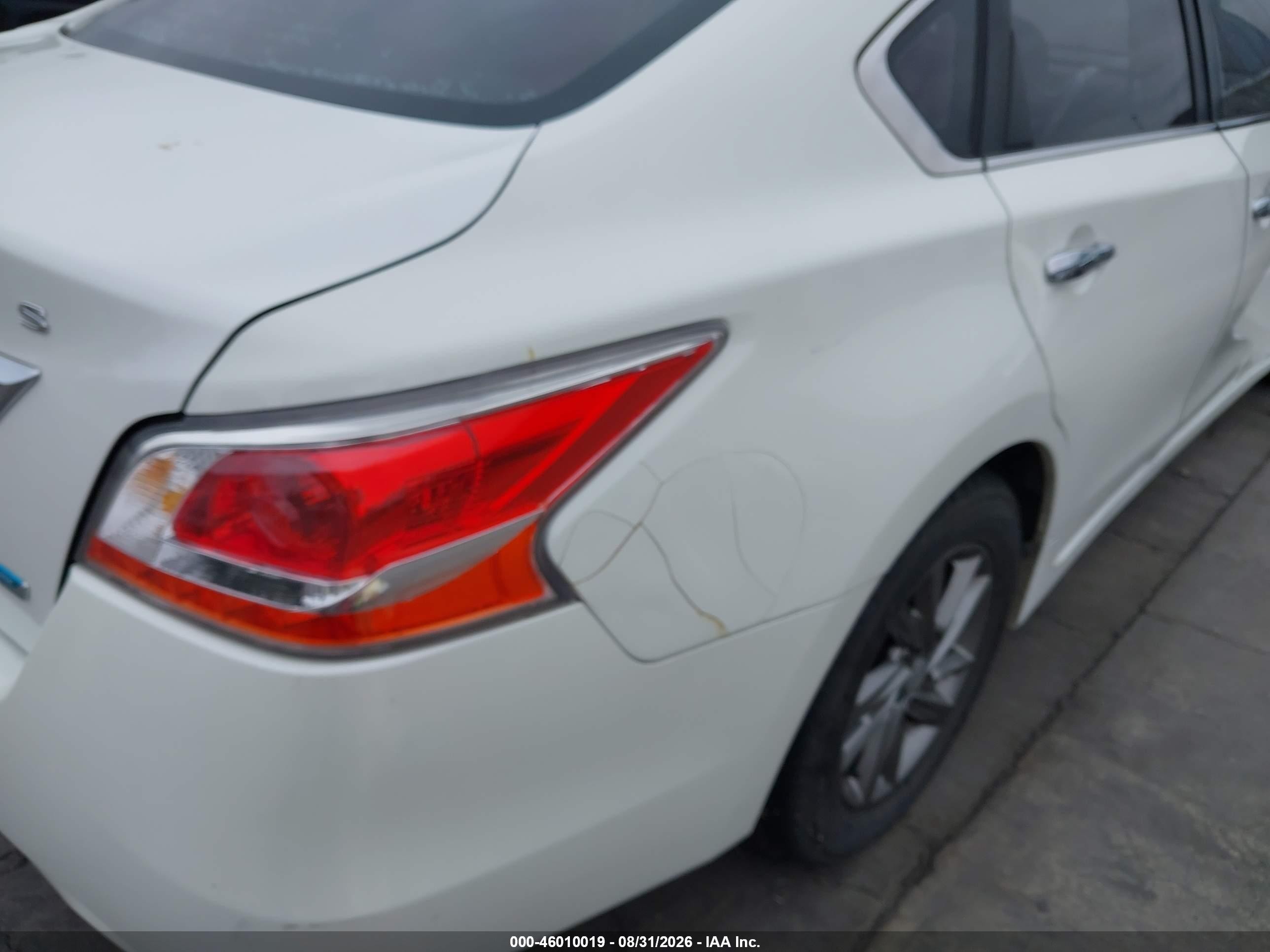 2013 Nissan Altima 2.5 S White vin: 1N4AL3AP1DC107884