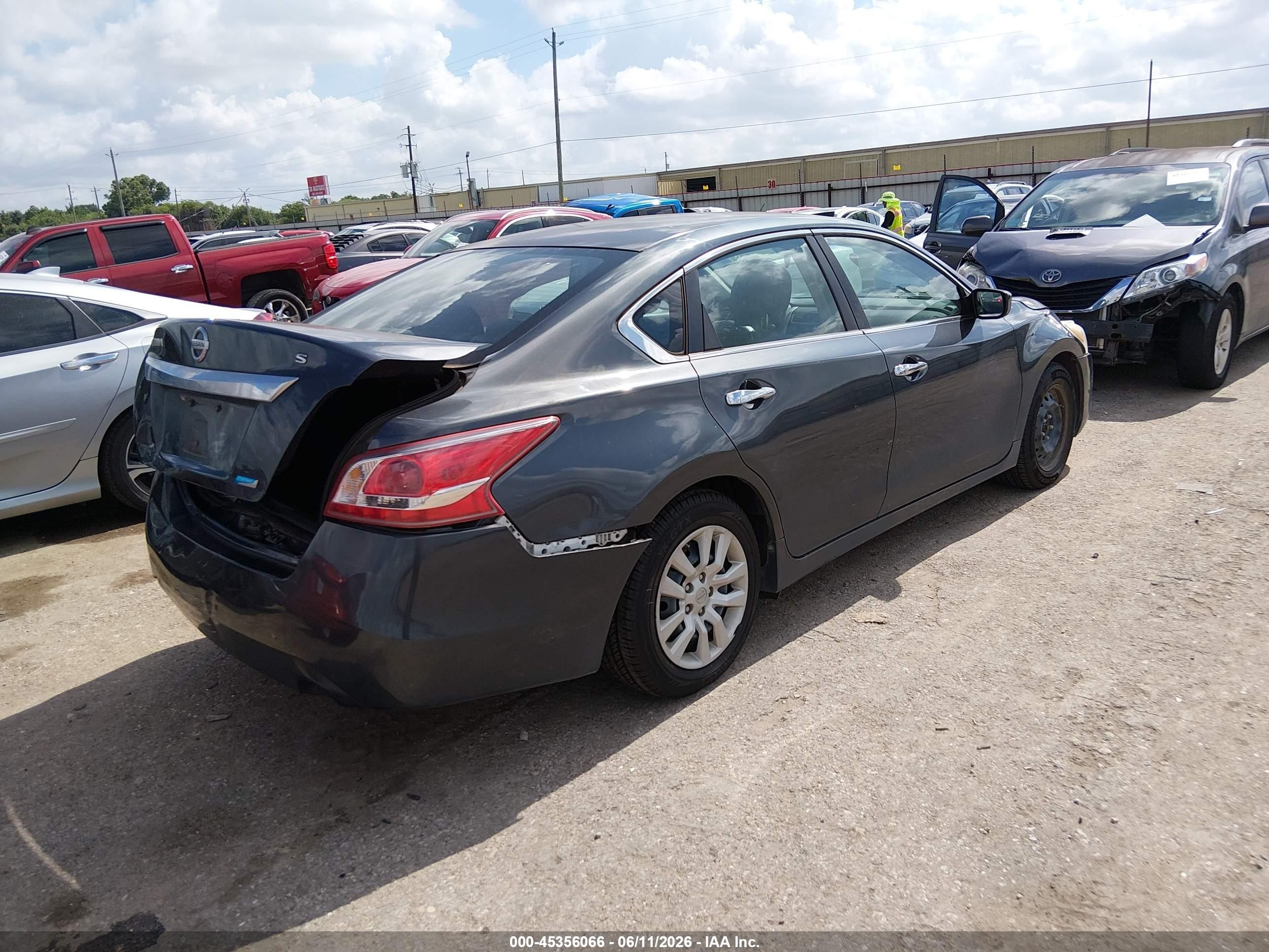 2013 Nissan Altima 2.5 S Серый vin: 1N4AL3AP1DC111787