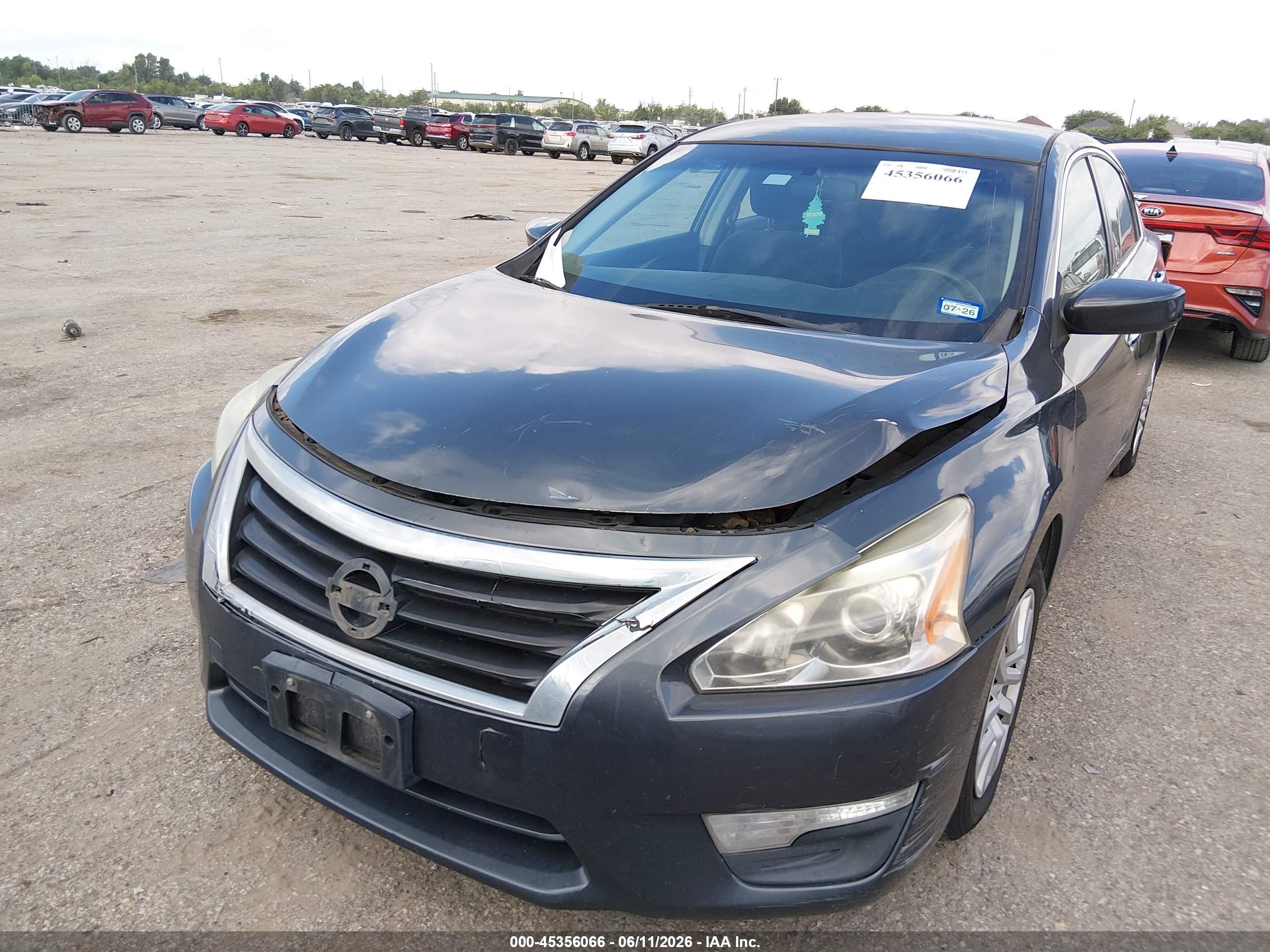 2013 Nissan Altima 2.5 S Серый vin: 1N4AL3AP1DC111787