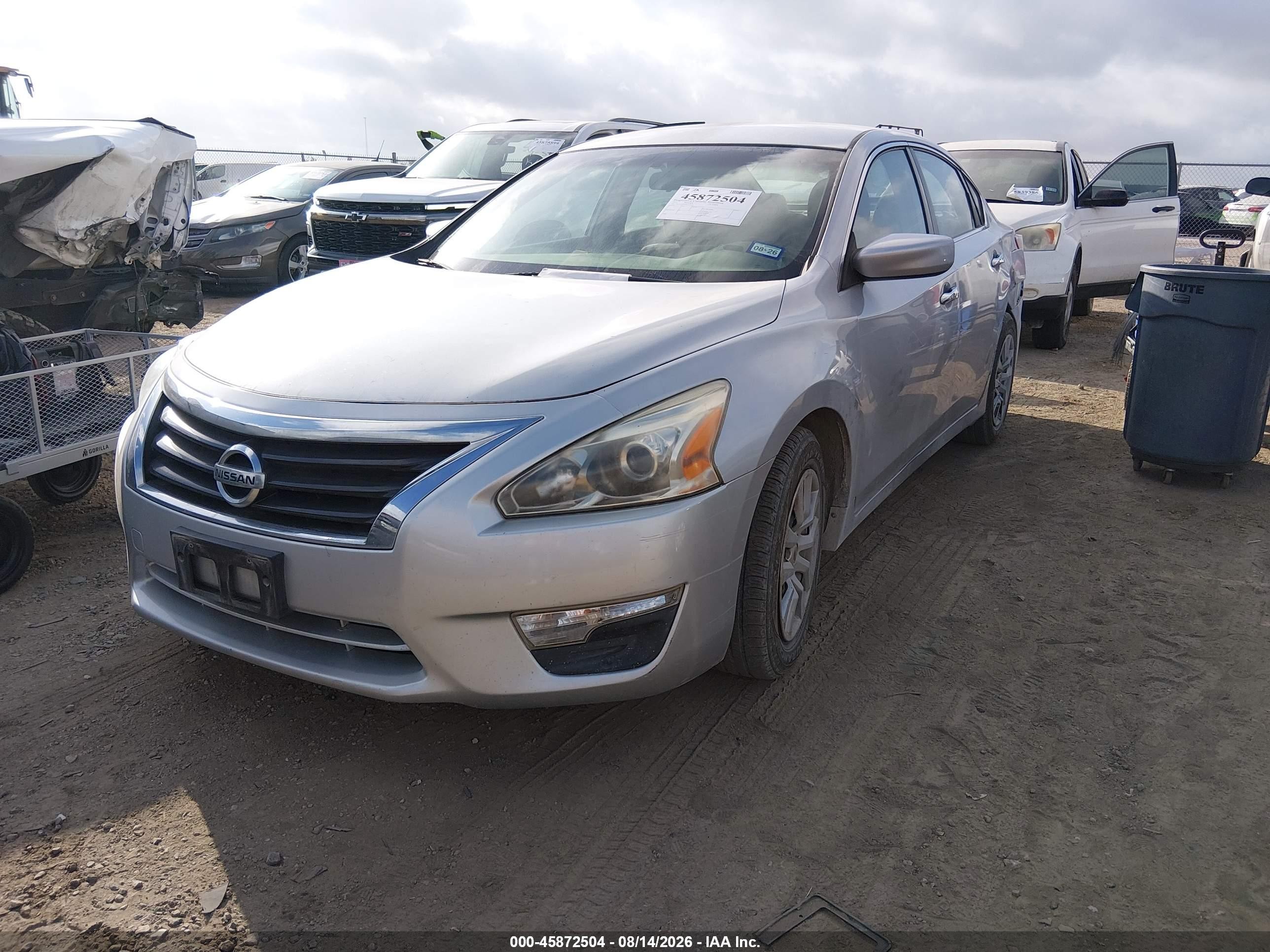 2013 Nissan Altima 2.5 S Gray vin: 1N4AL3AP1DC117072