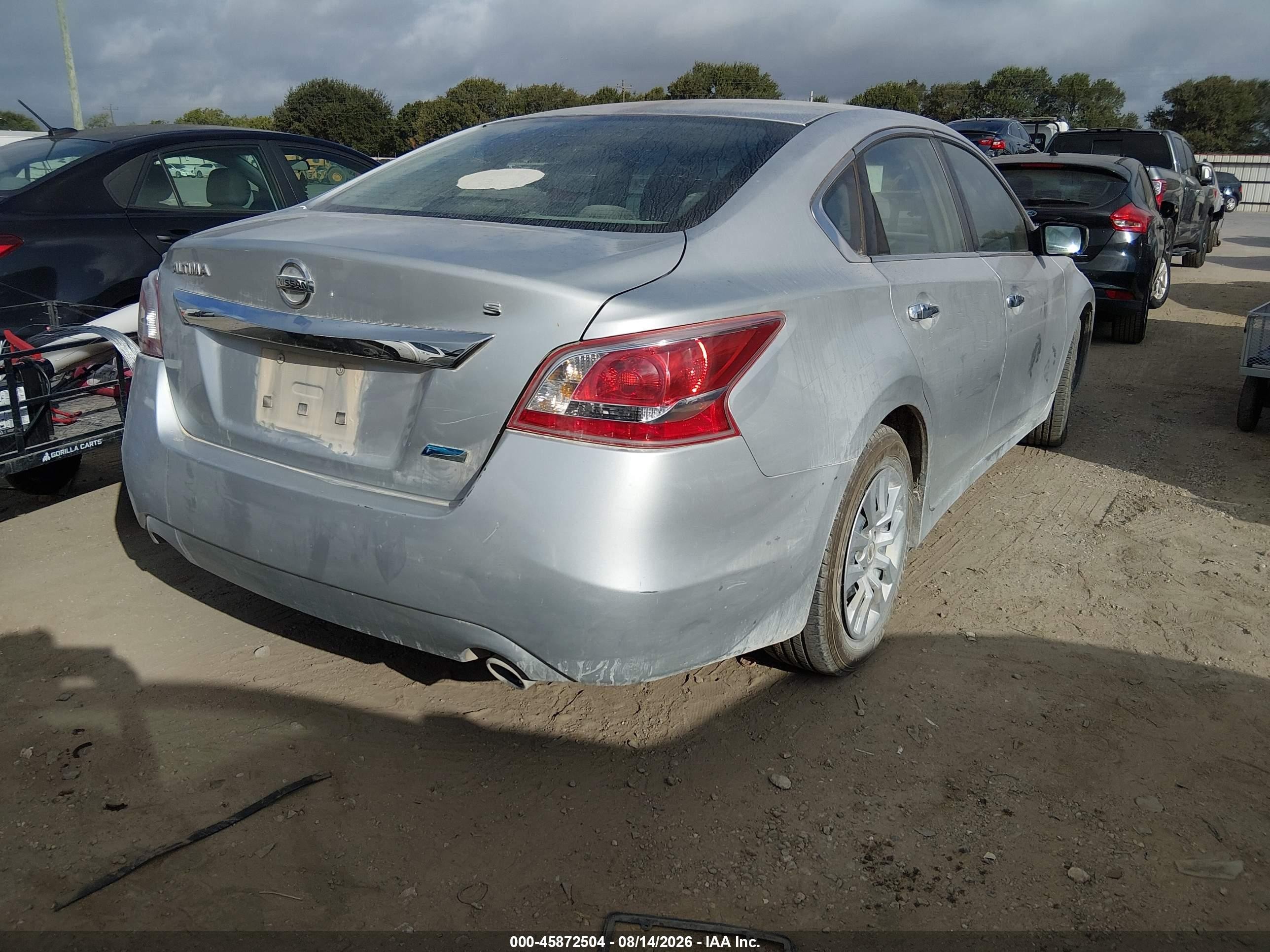 2013 Nissan Altima 2.5 S Gray vin: 1N4AL3AP1DC117072