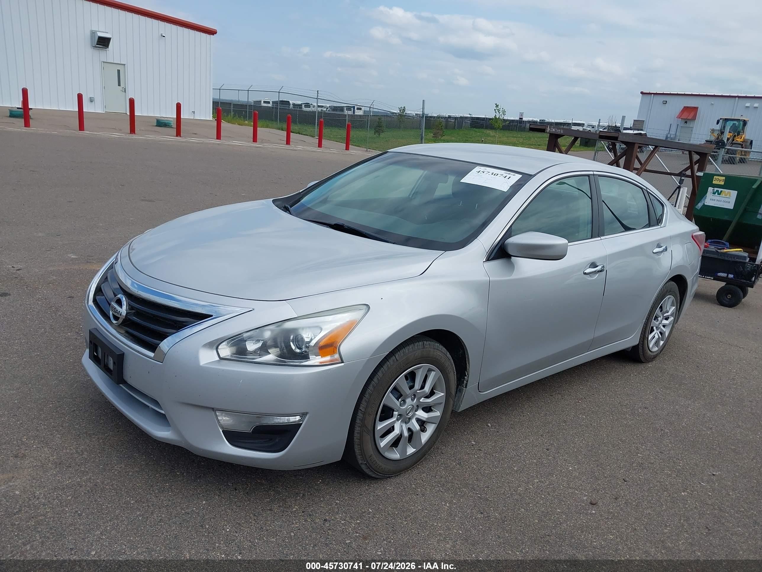2013 Nissan Altima 2.5 S Silver vin: 1N4AL3AP1DC132316