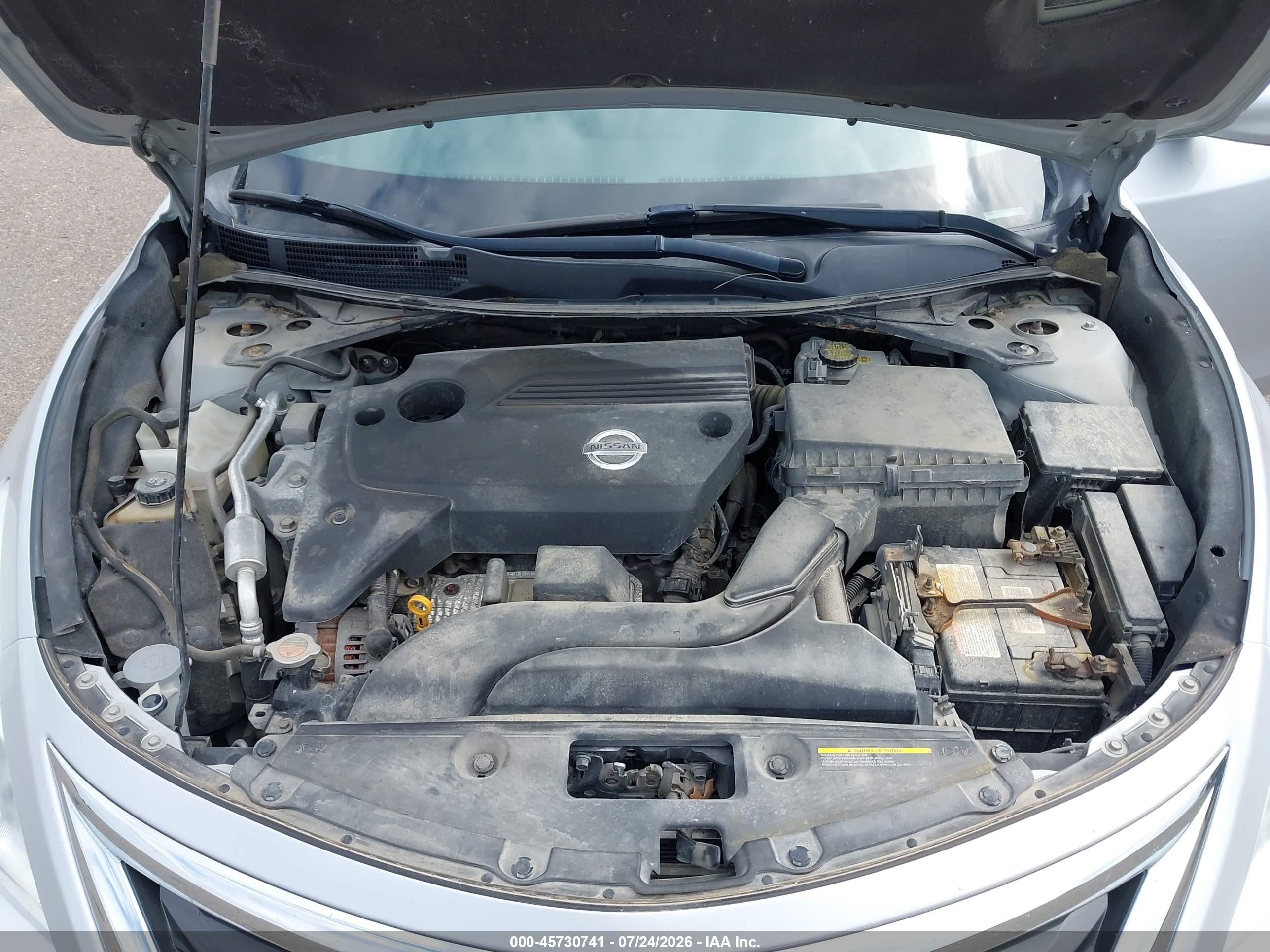 2013 Nissan Altima 2.5 S Silver vin: 1N4AL3AP1DC132316