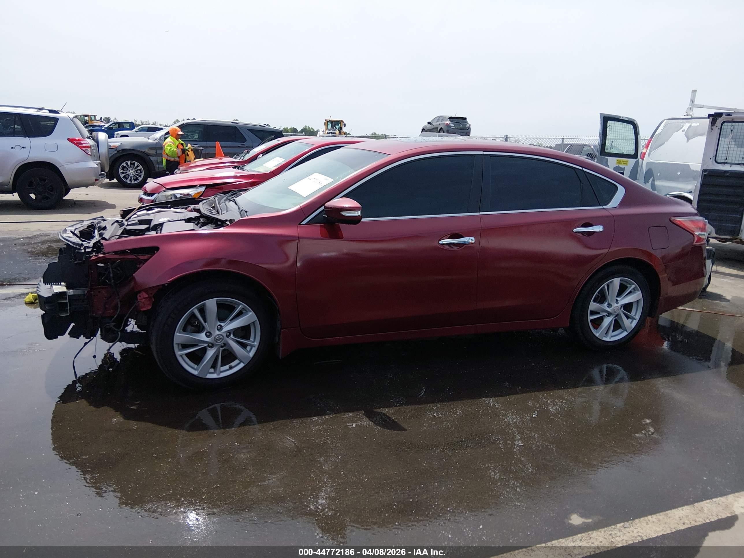 2013 Nissan Altima 2.5 Sl Красный vin: 1N4AL3AP1DC147592