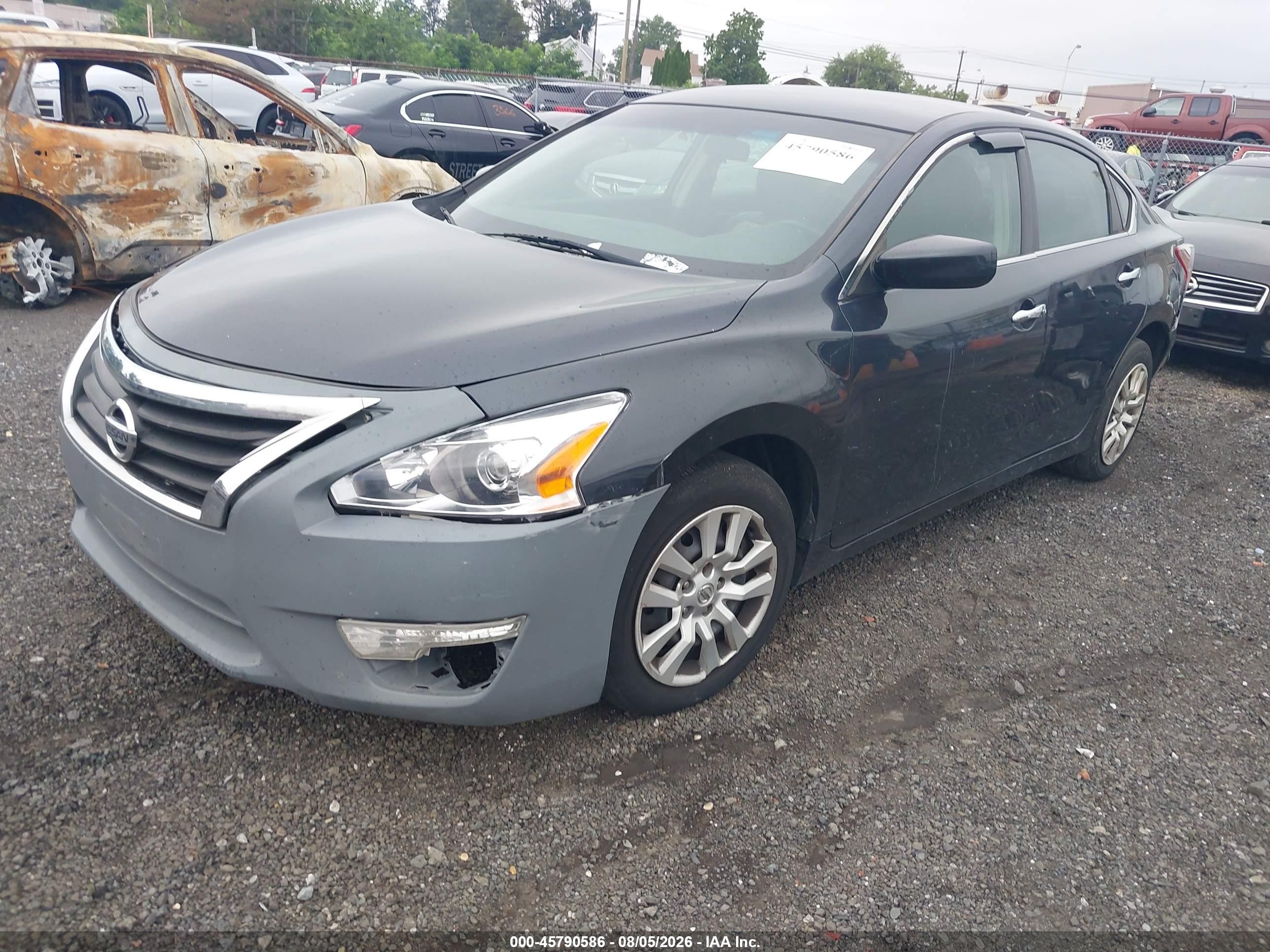2013 Nissan Altima 2.5 S Серый vin: 1N4AL3AP1DC155000