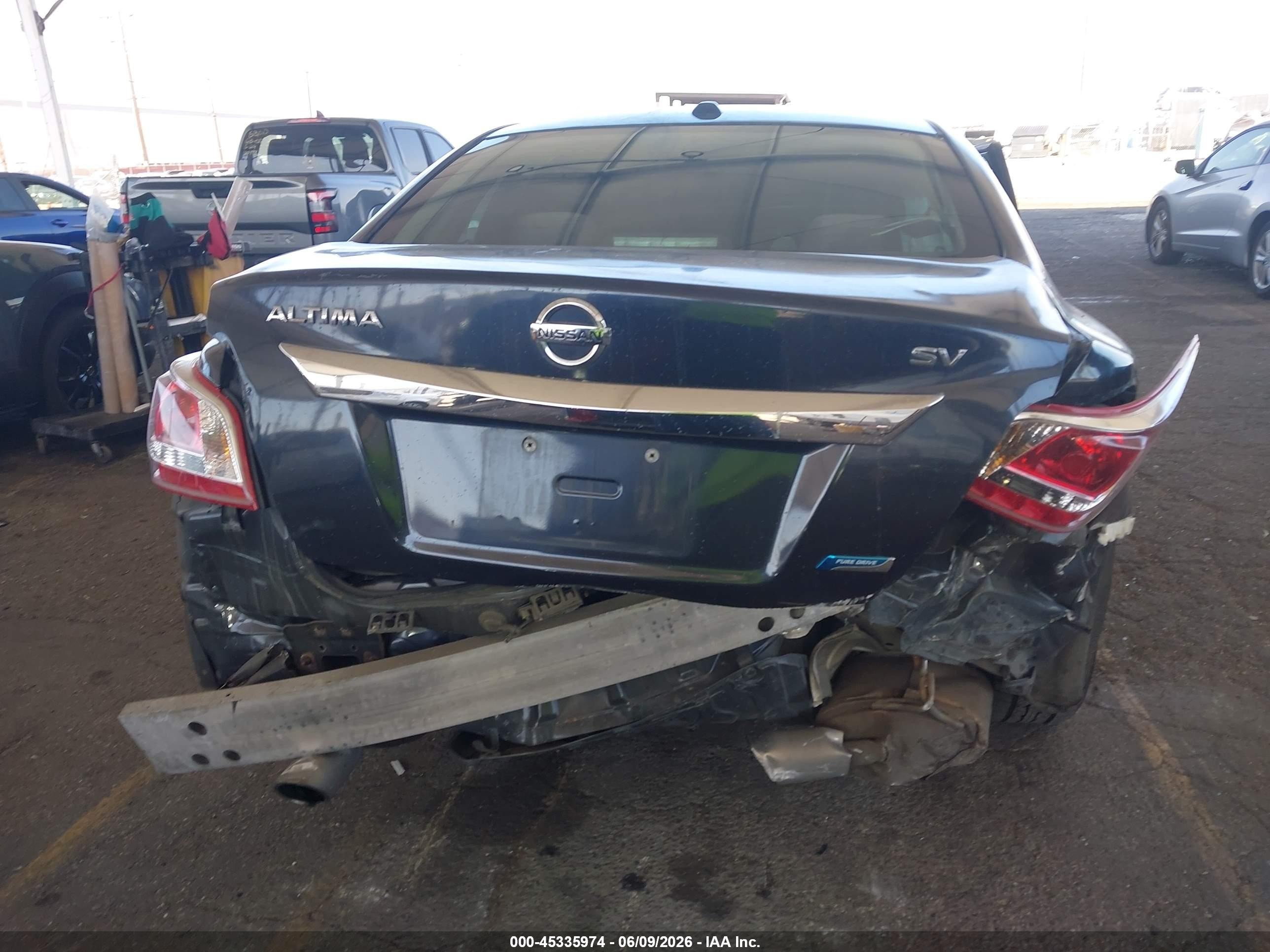 2013 Nissan Altima 2.5 Sv Black vin: 1N4AL3AP1DC157040