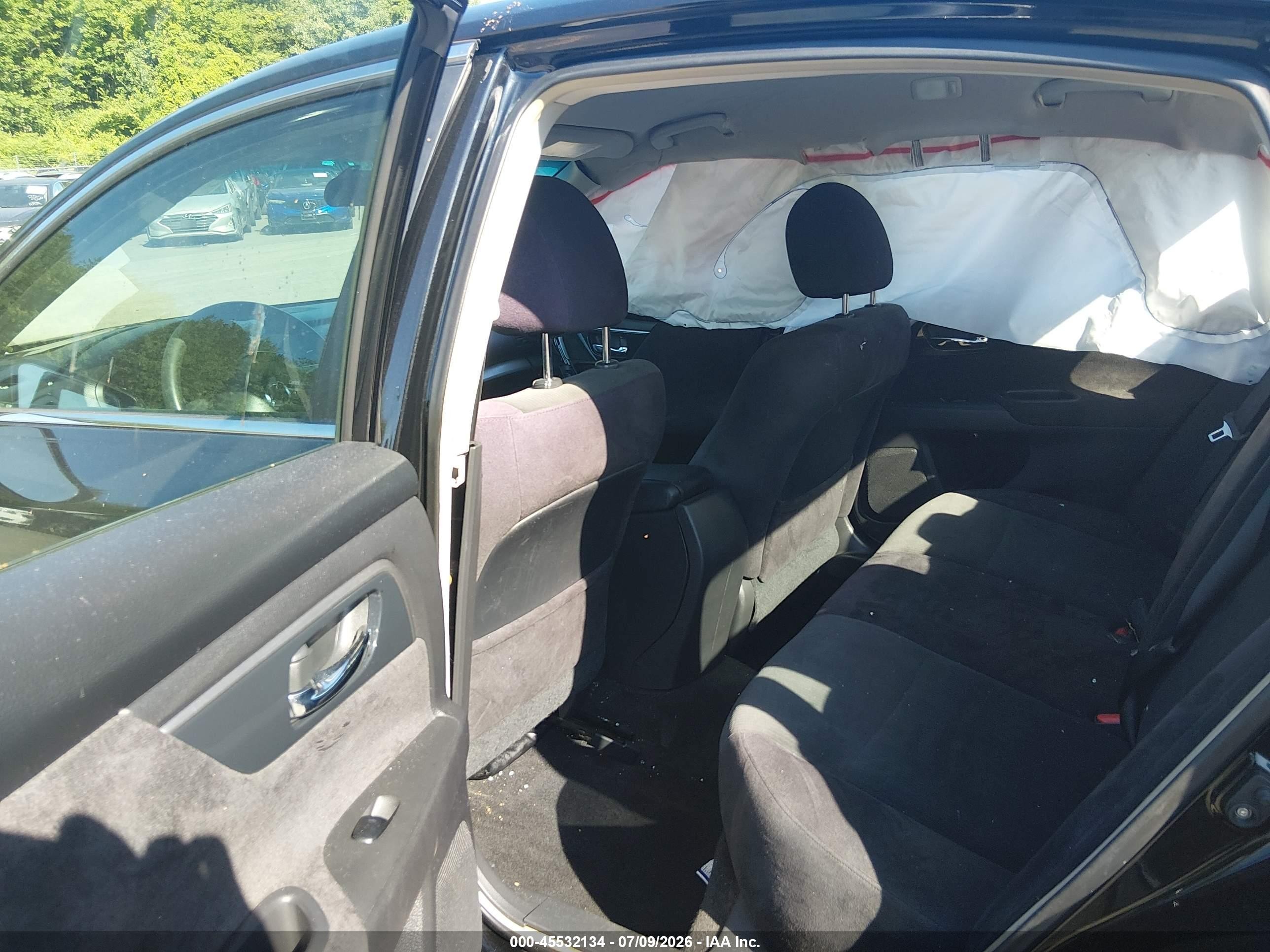 2013 Nissan Altima 2.5 S Black vin: 1N4AL3AP1DC160634