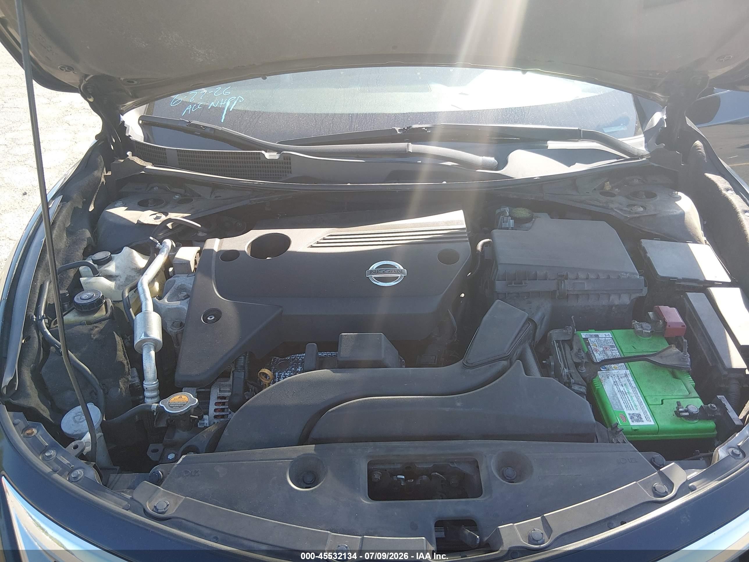 2013 Nissan Altima 2.5 S Black vin: 1N4AL3AP1DC160634