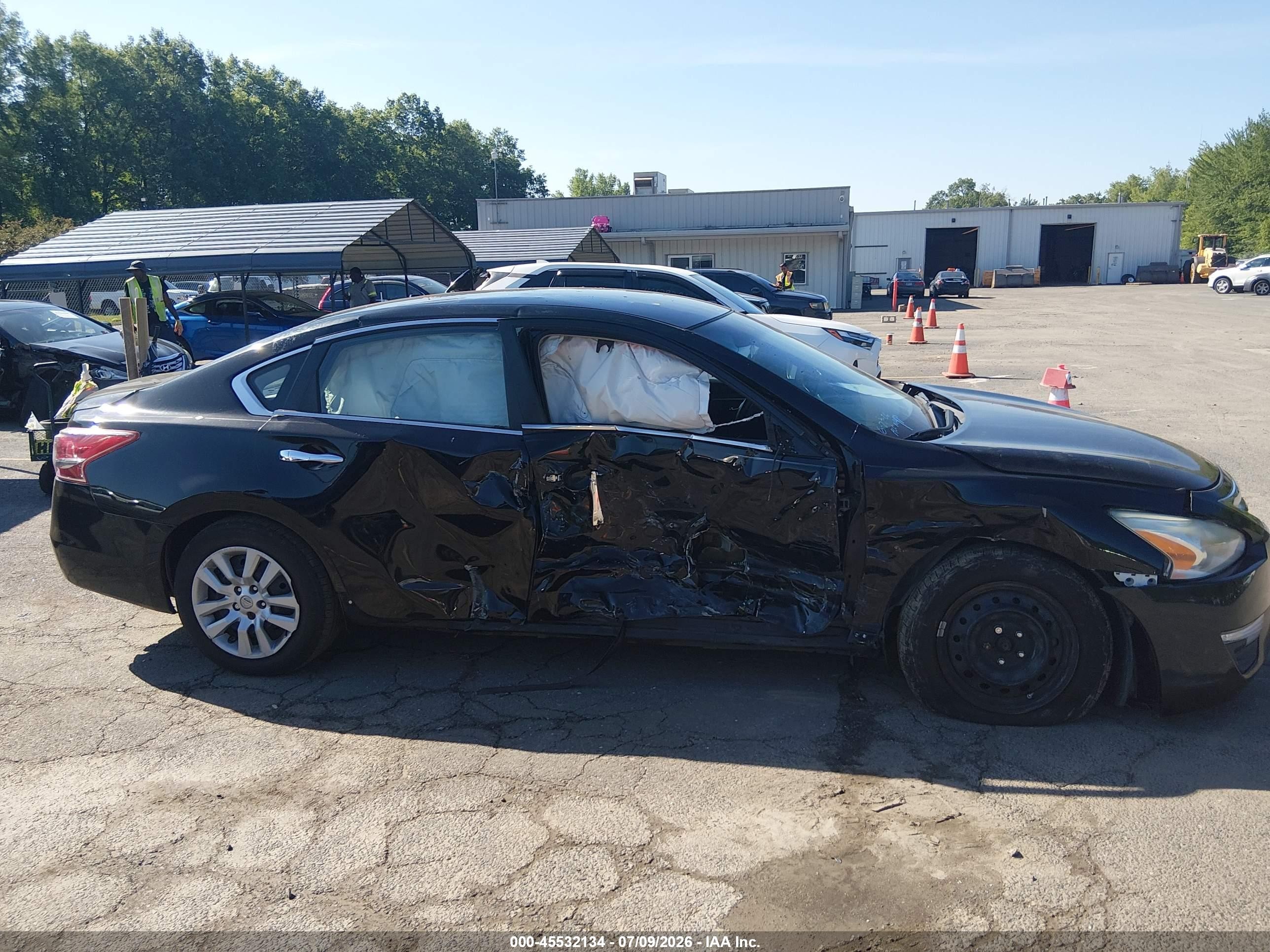 2013 Nissan Altima 2.5 S Black vin: 1N4AL3AP1DC160634