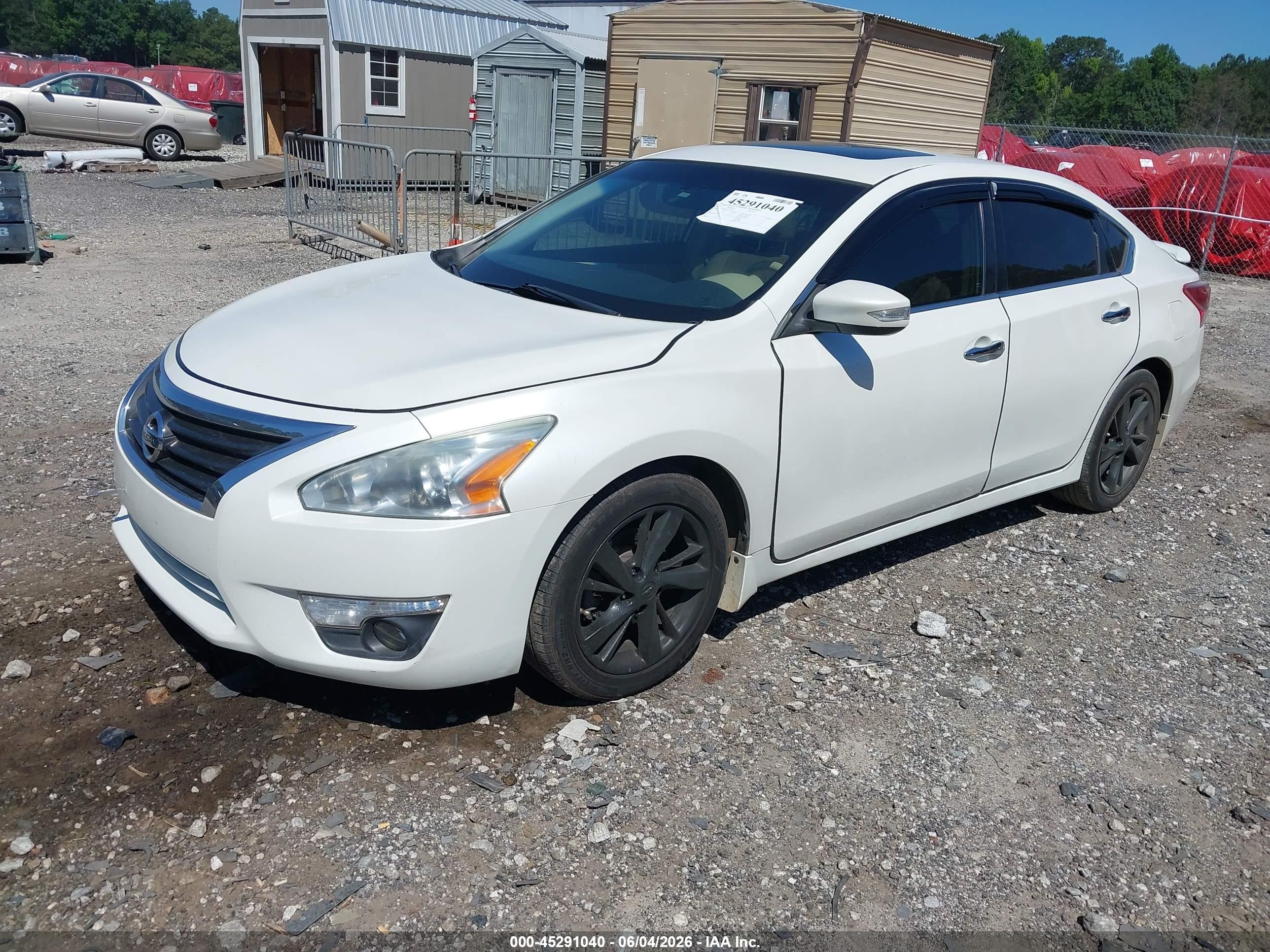 2013 Nissan Altima 2.5 Sl White vin: 1N4AL3AP1DC193147