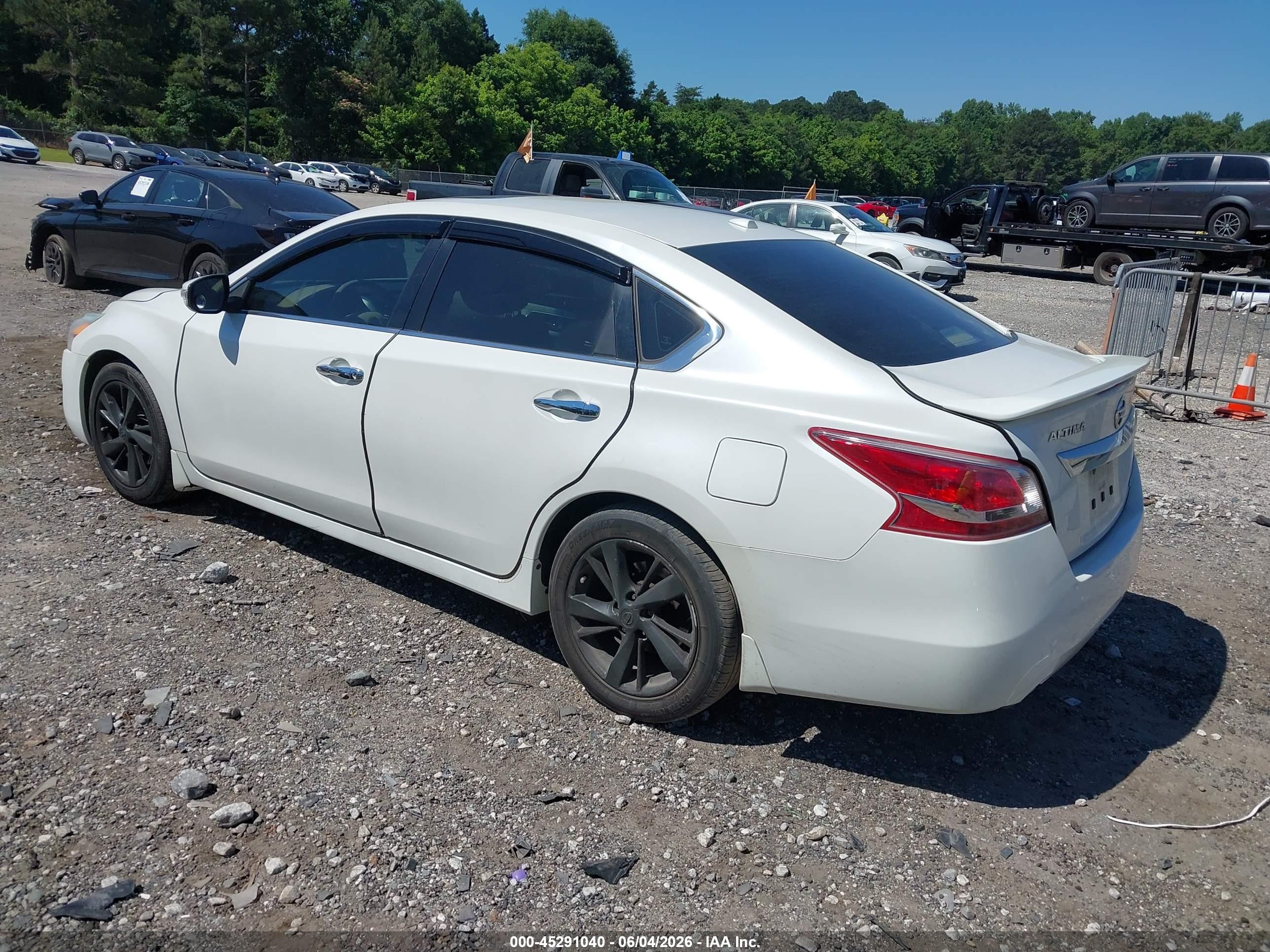 2013 Nissan Altima 2.5 Sl White vin: 1N4AL3AP1DC193147