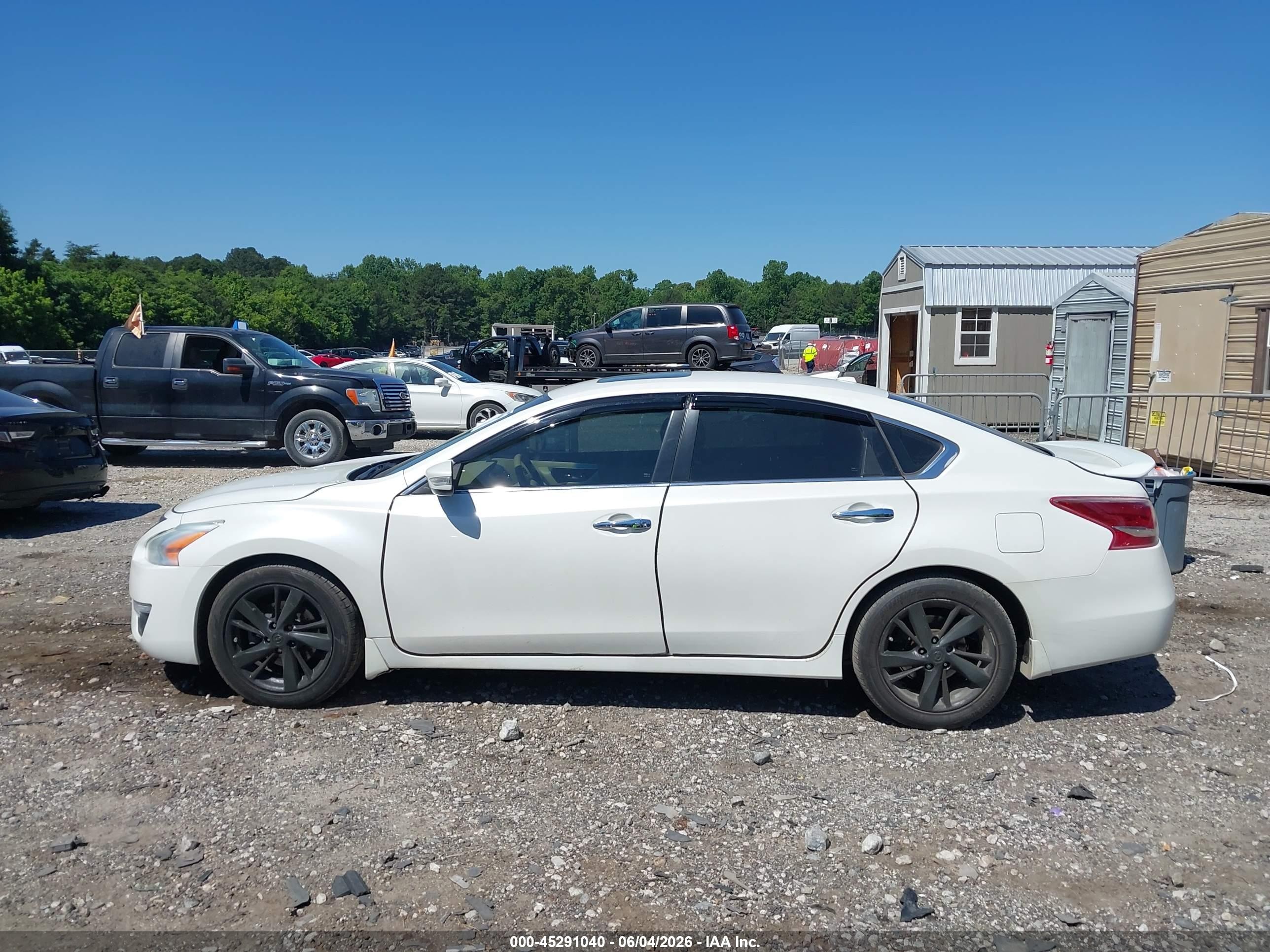 2013 Nissan Altima 2.5 Sl White vin: 1N4AL3AP1DC193147