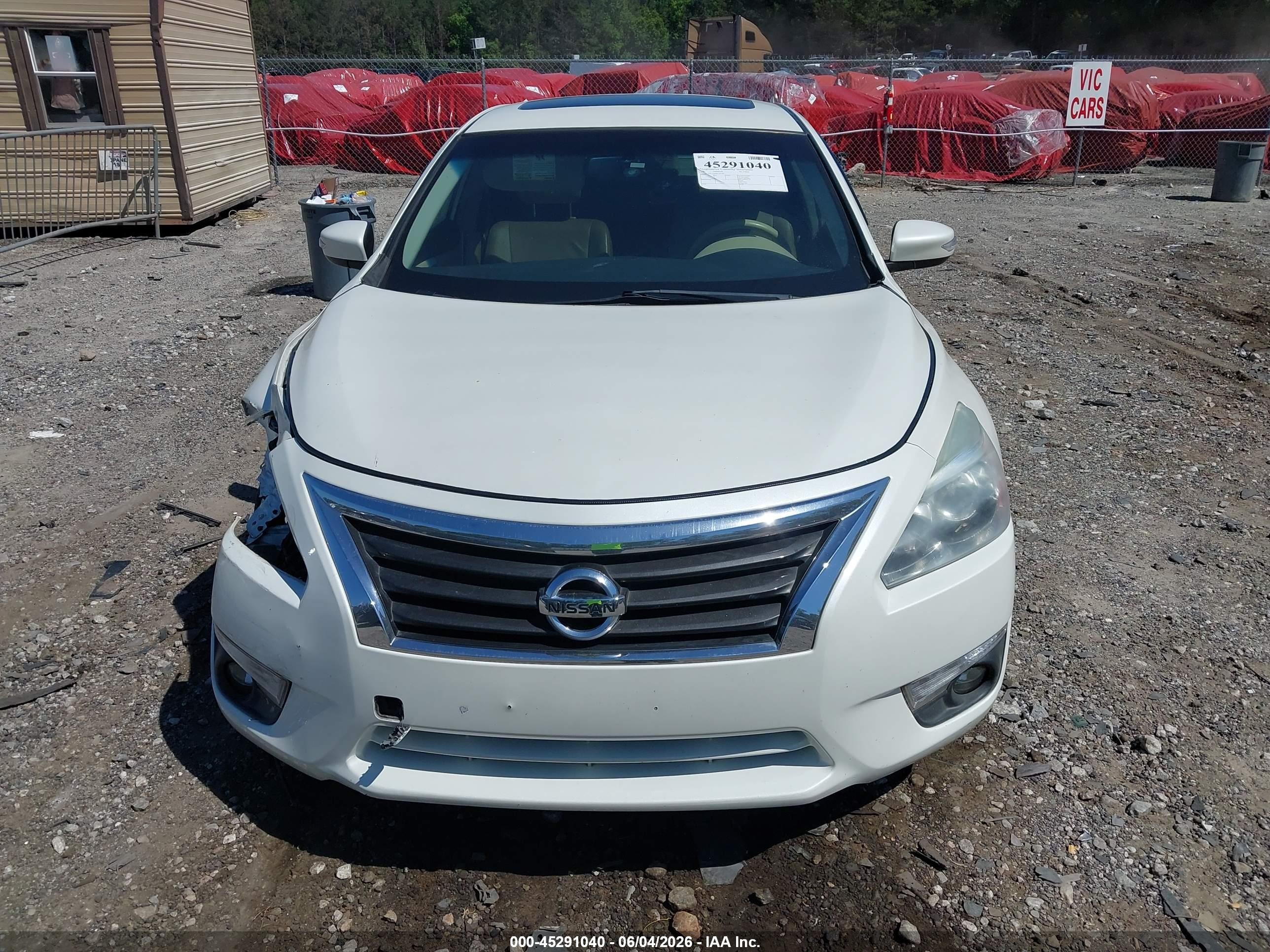 2013 Nissan Altima 2.5 Sl White vin: 1N4AL3AP1DC193147